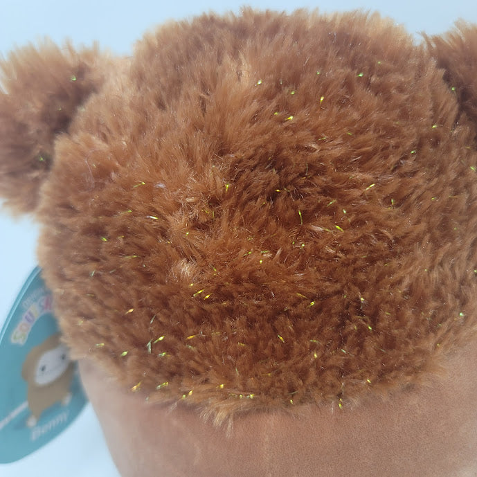 Squishmallows Official Kellytoys 7.5 Inch Benny the Bigfoot With Sparkly Gold Detail Super Soft Plush Toy