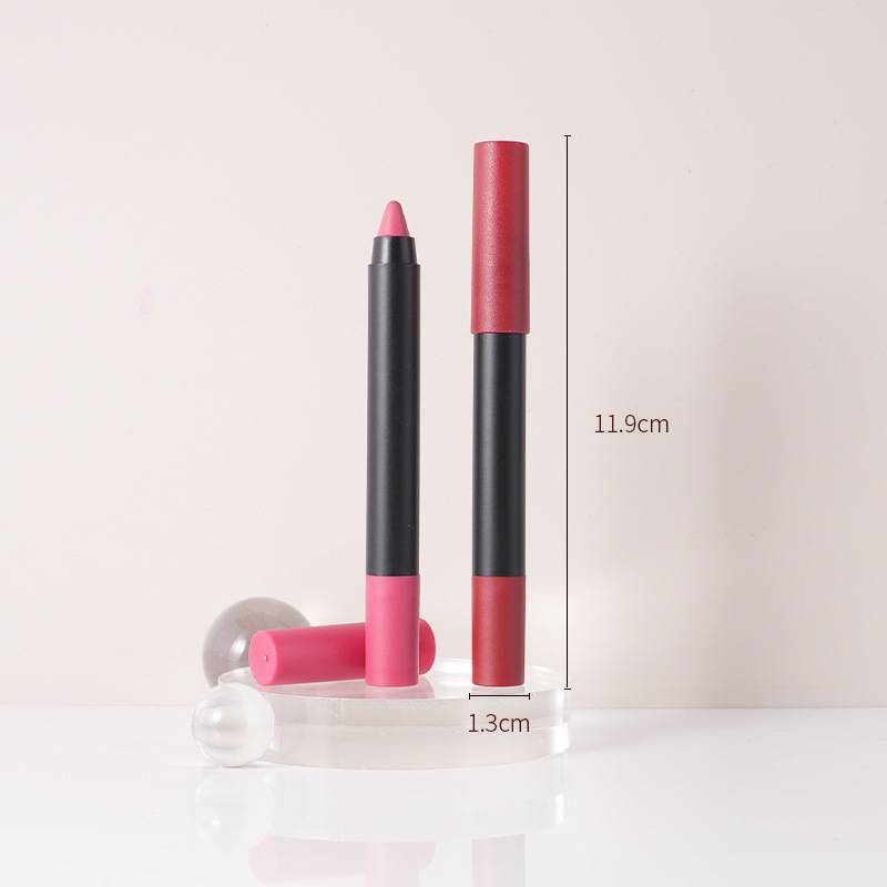 18 Color Custom Vegan Lipliner Pencil Creamy Dark Brown Nude Lip Liner