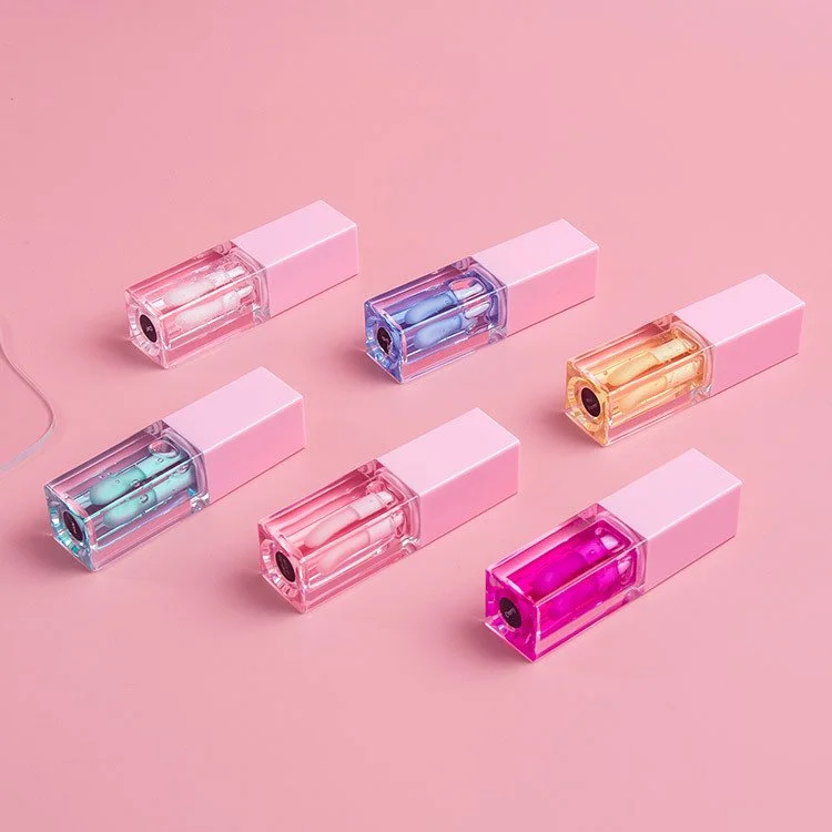 Private Label Nourishing Long Lasting Lip Gloss Tinted Lip Balm Lip Care Transparent Lip Plump Oil