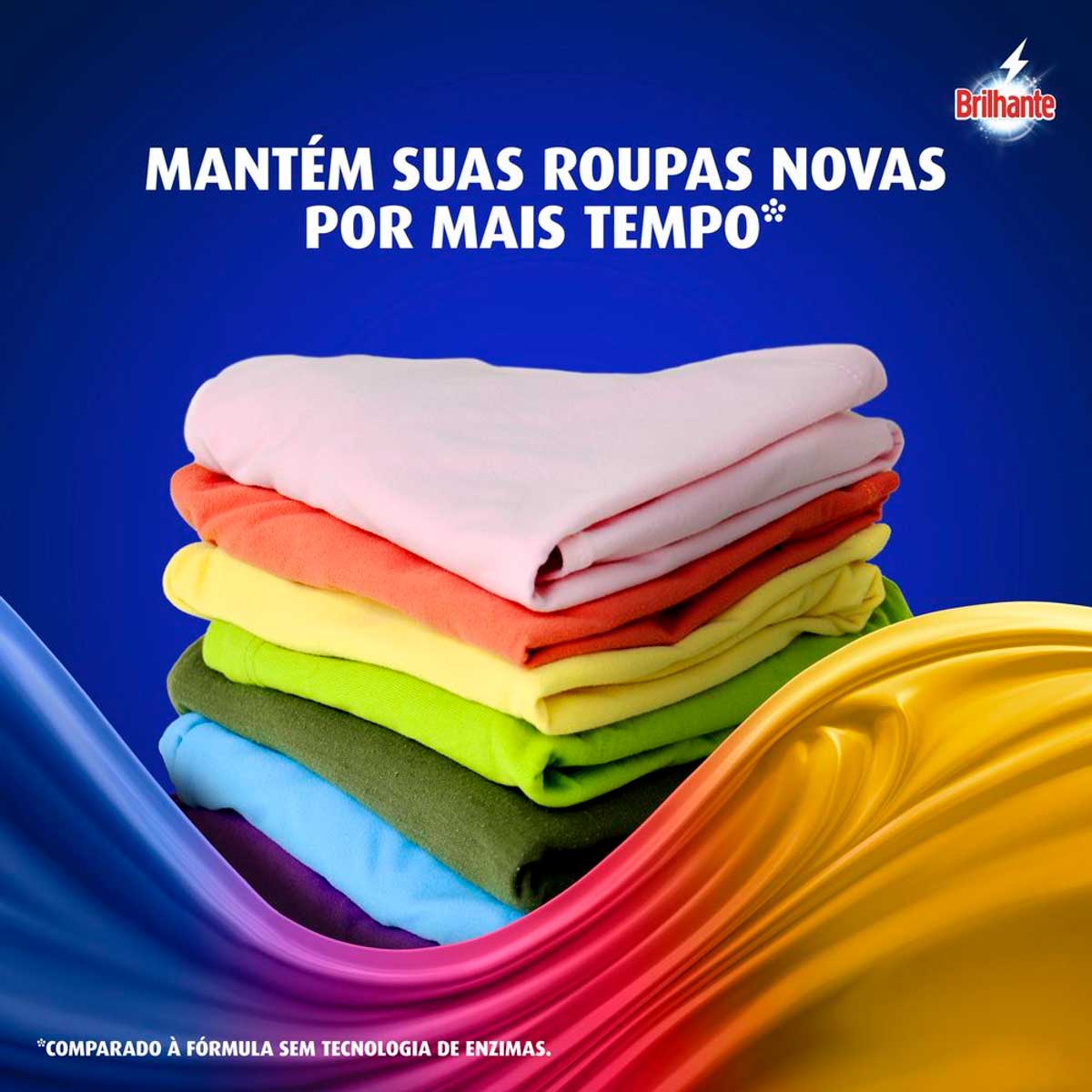 Sabao em Po Brilhante Limpeza Total 2,2Kg Tamanho Familia