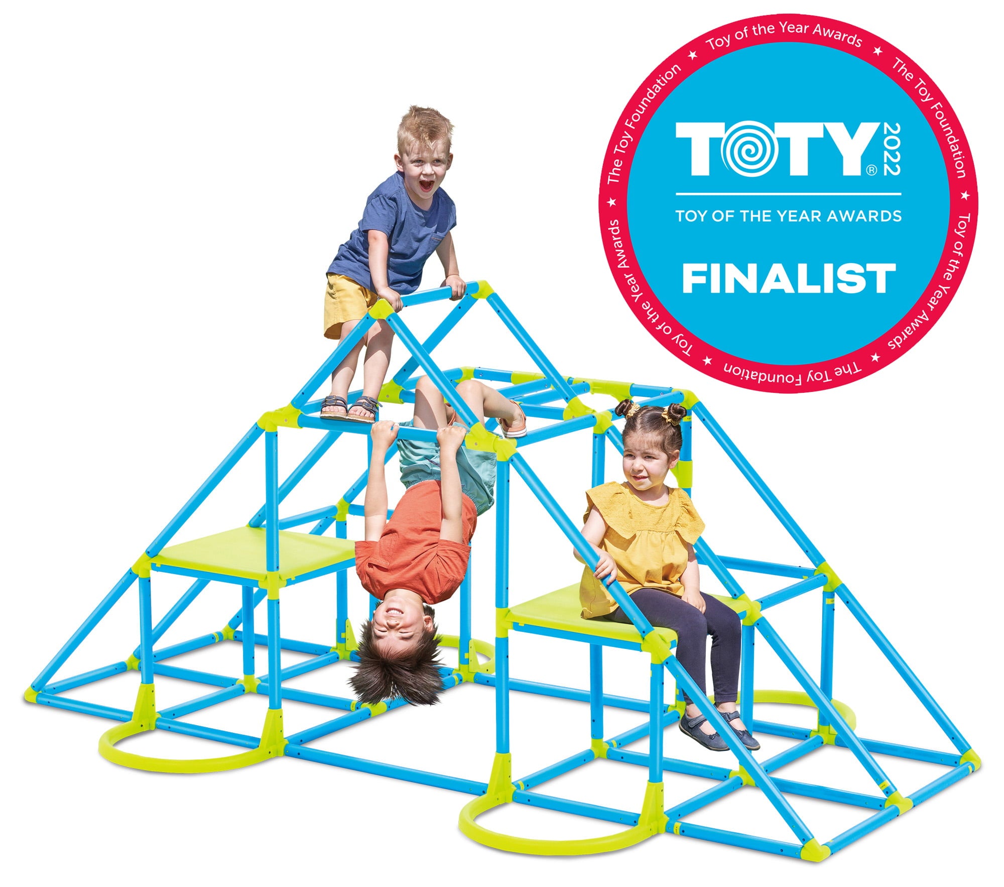 Eezy Peezy MEGA Pyramid Monkey Bar Climbing Tower - Ages 3-8