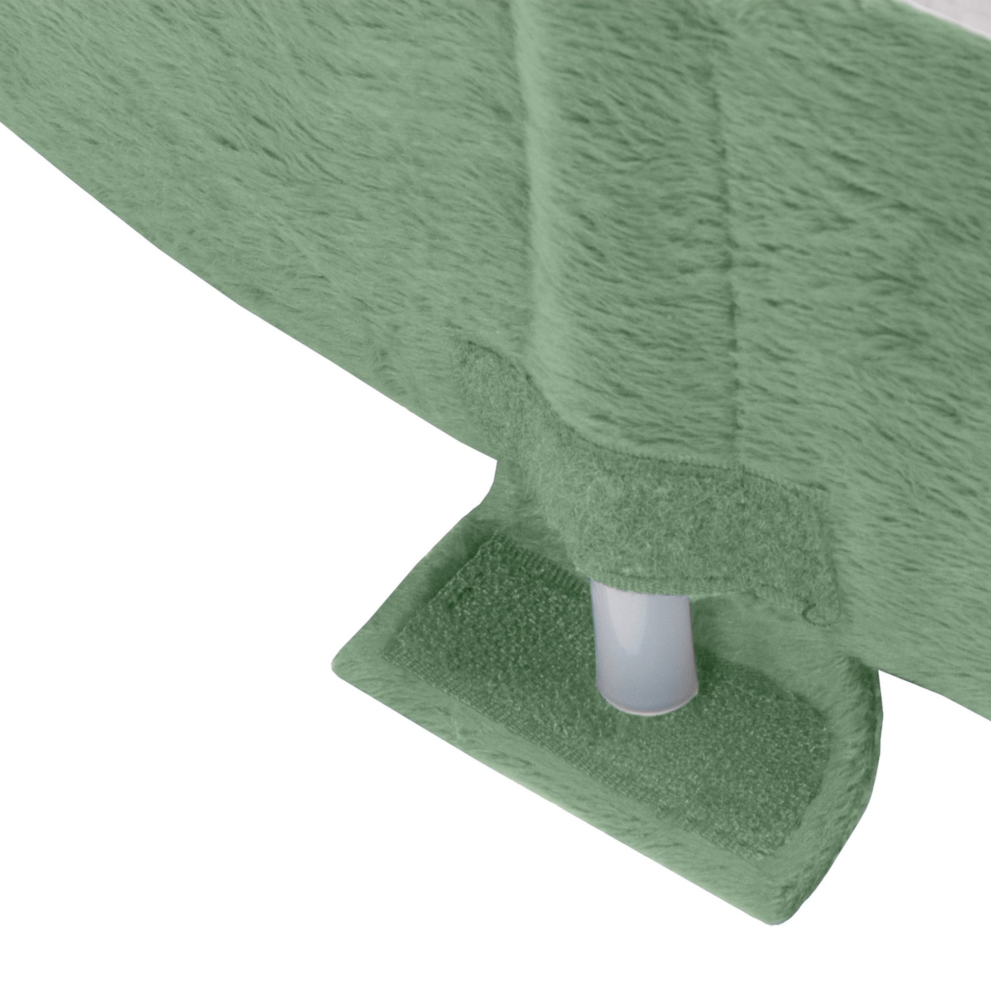 FurHaven Pet Dog Bed | Orthopedic Microvelvet Snuggery Burrow Pet Bed for Dogs and Cats， Sage， 35-inch