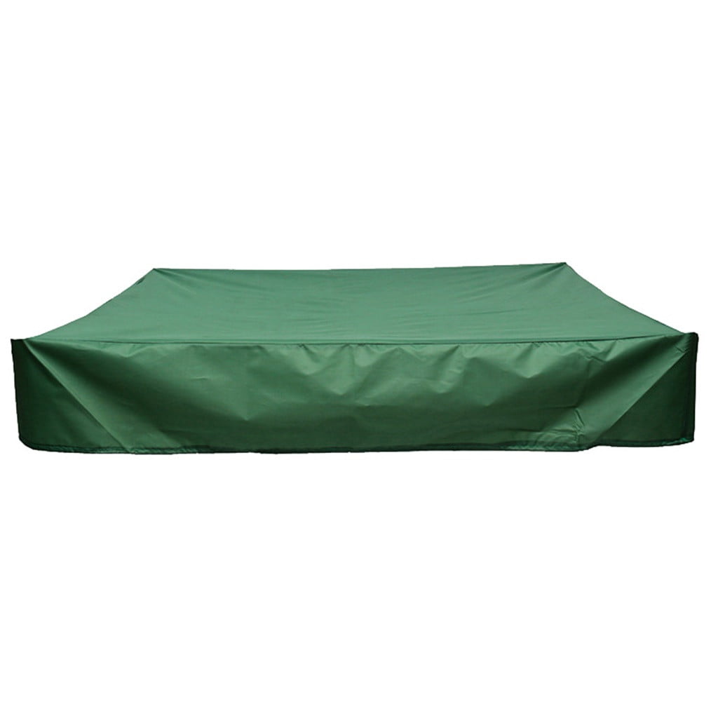 Fridja Sandbox Cover With Drawstring Waterproof Dustproof Protection Green