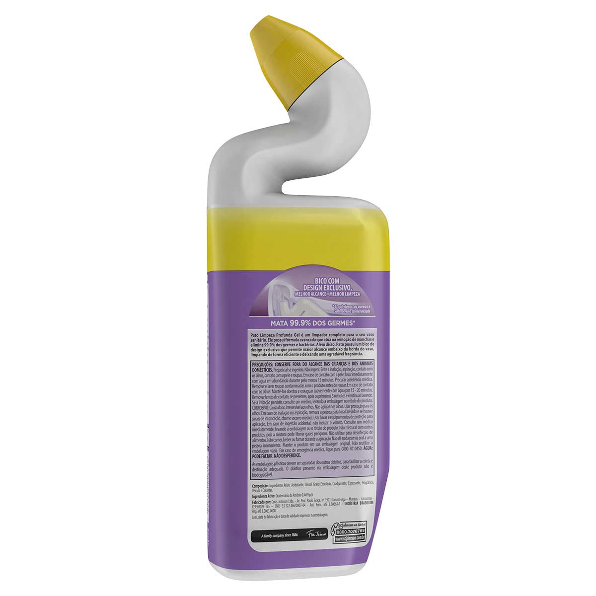 Desinfetante Gel Uso Geral Lavanda Pato Limpeza Profunda 750ml