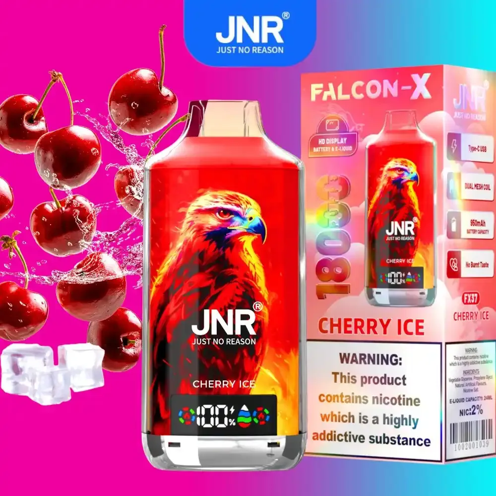 🔥JNR Falcon-X 18K 💨 Smart Display Disposable