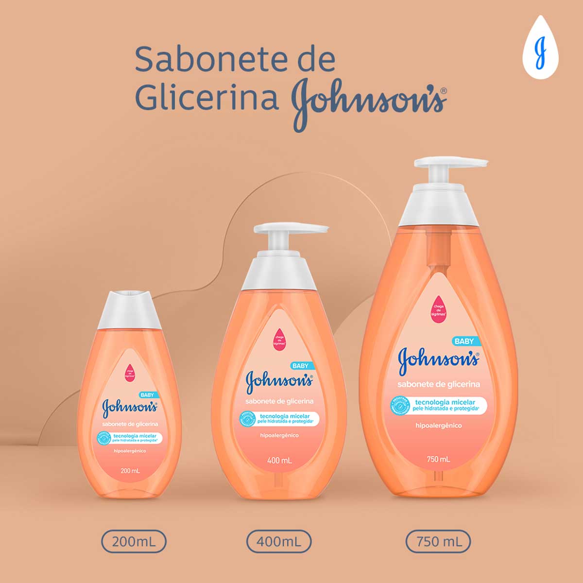 Sabonete Liquido de Glicerina Johnson's - 750ml