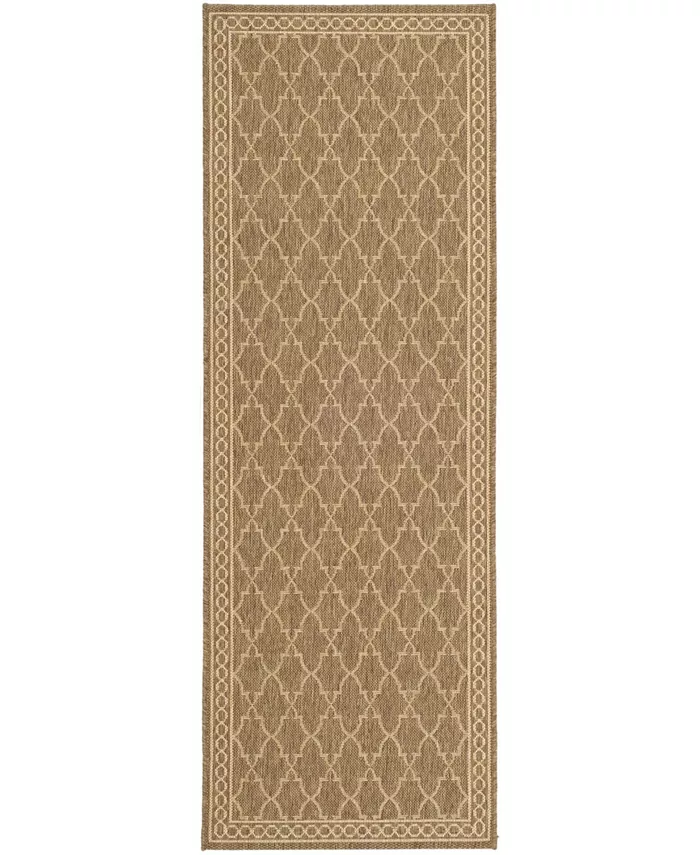 Safavieh Courtyard Dark Beige and Beige 2'3