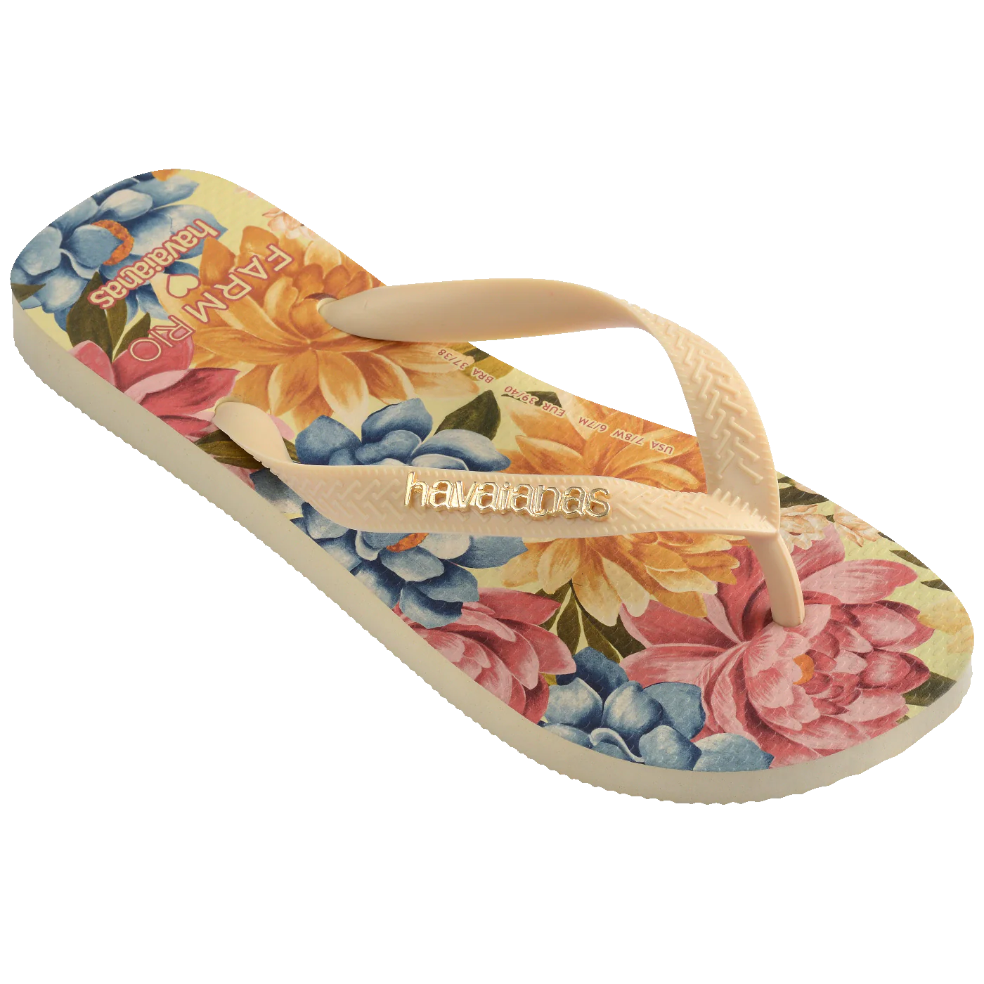 Chinelo Havaianas Farm Floral Beca