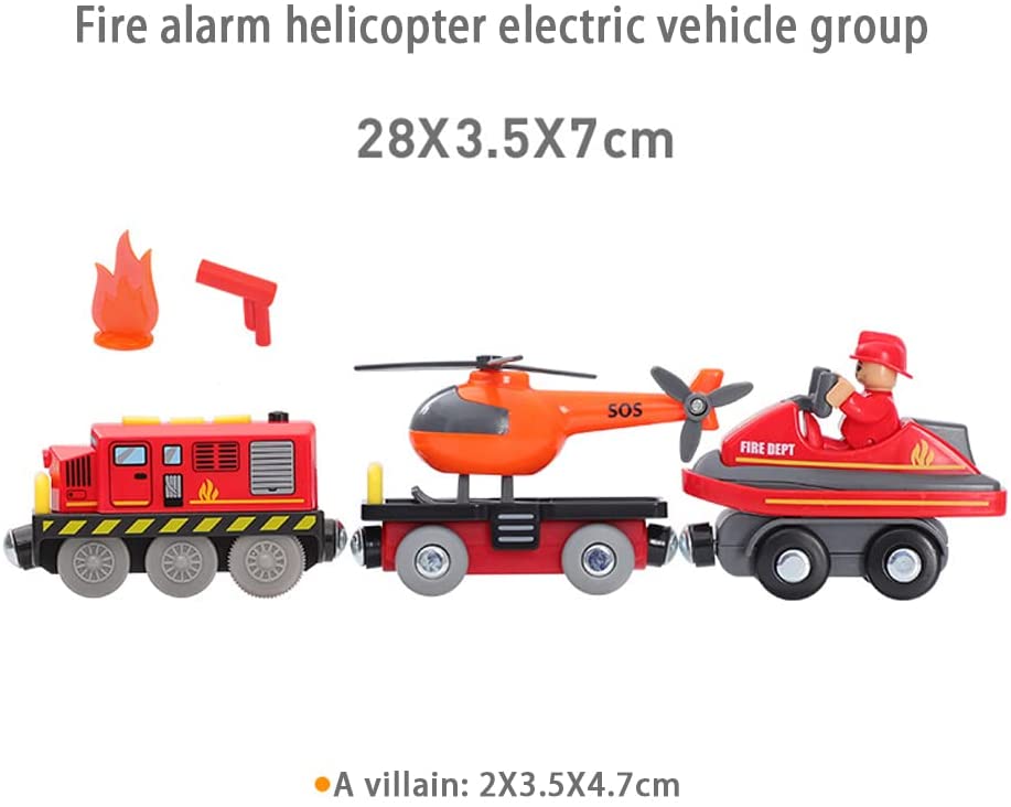 Battery Operated Train for Wooden Track (Magnetic Connection)， Powerful Engine Bullet Train Action Locomotive Train Motorized Train for Wooden Track for Toddlers Kids 3-14