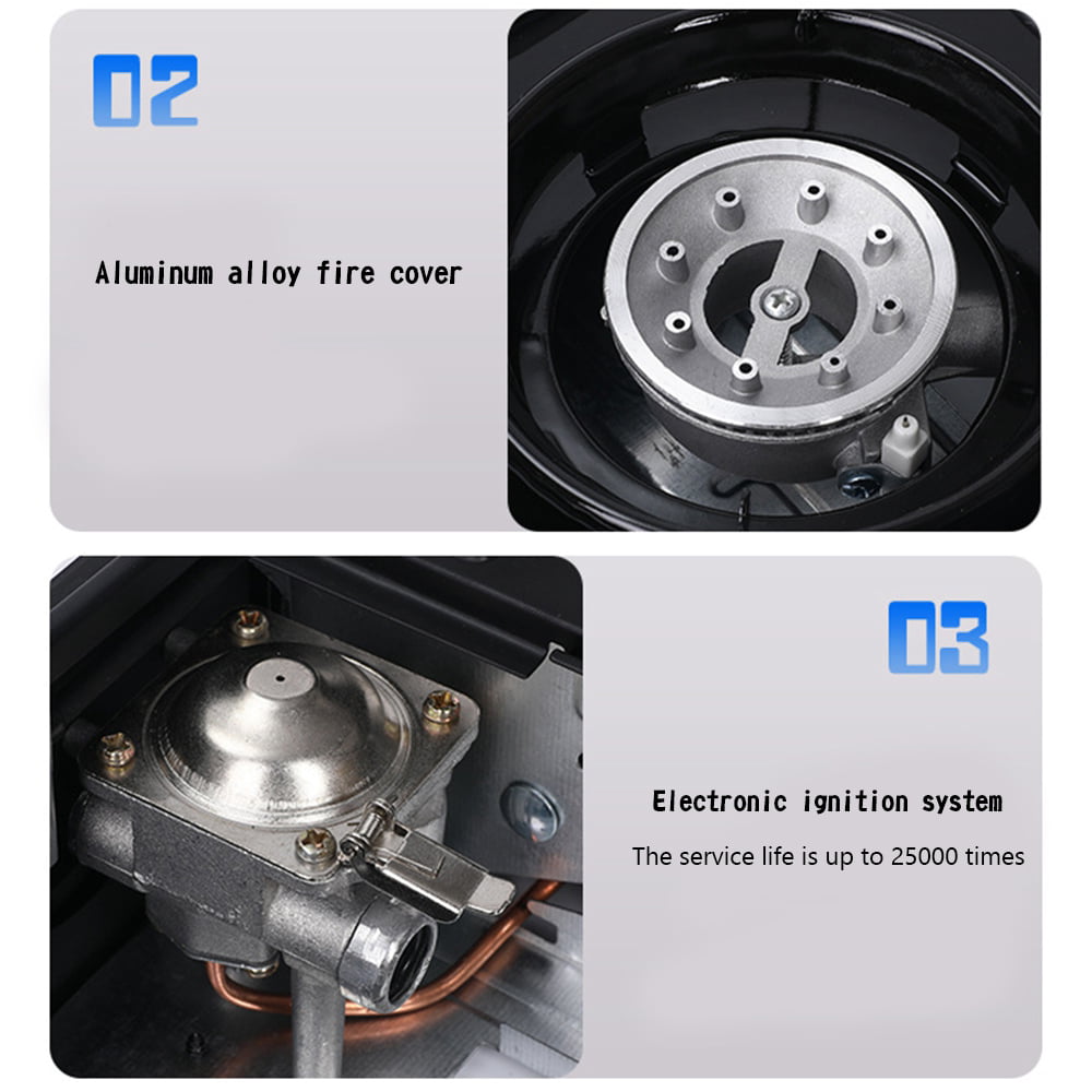 Motor Genic Butane/liquefied gas tank Dual purpose Burner Gas Camping Stove Tabletop Stove