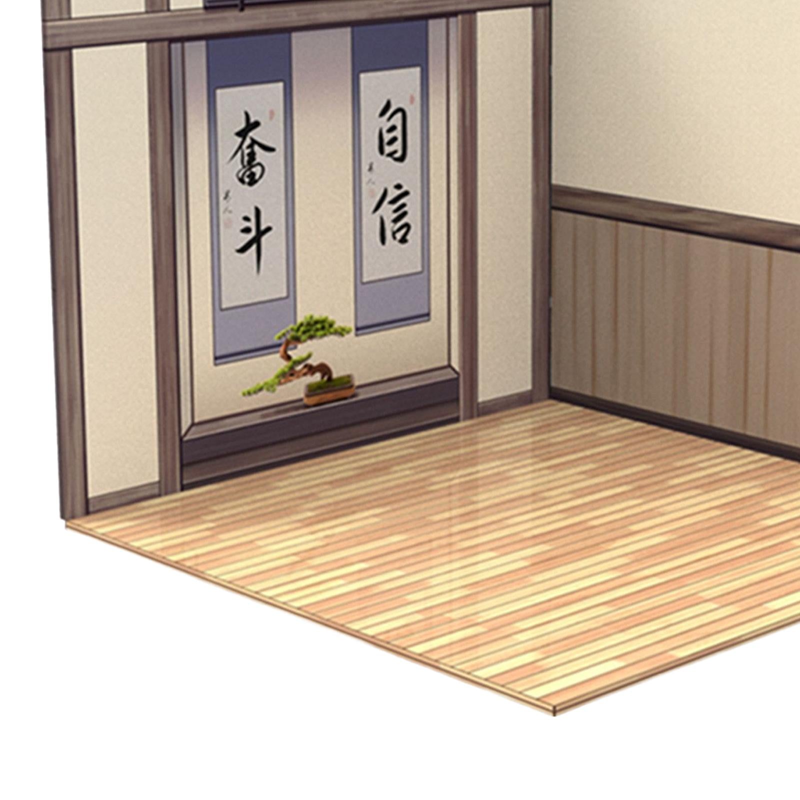 1:12 Backdrop Scene Layout Display Background Vehicle Model Showcase ama Organizer for Action Figures Diecast Car Dolls Study Room