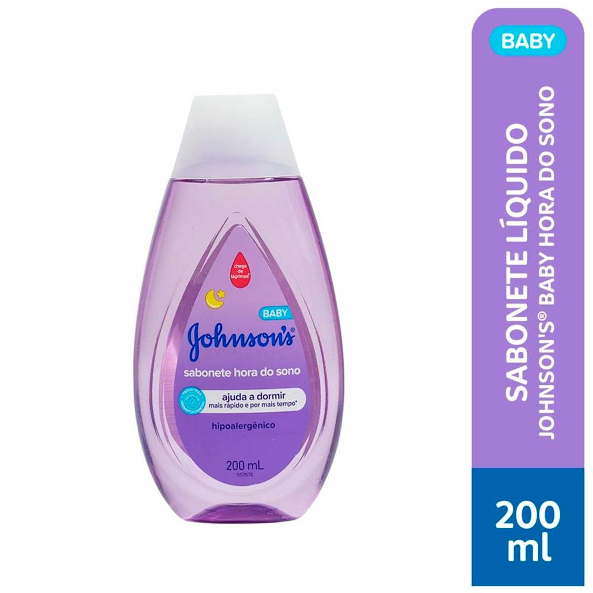 Sabonete Liquido Infantil Johnson's Baby Hora do Sono 200ml