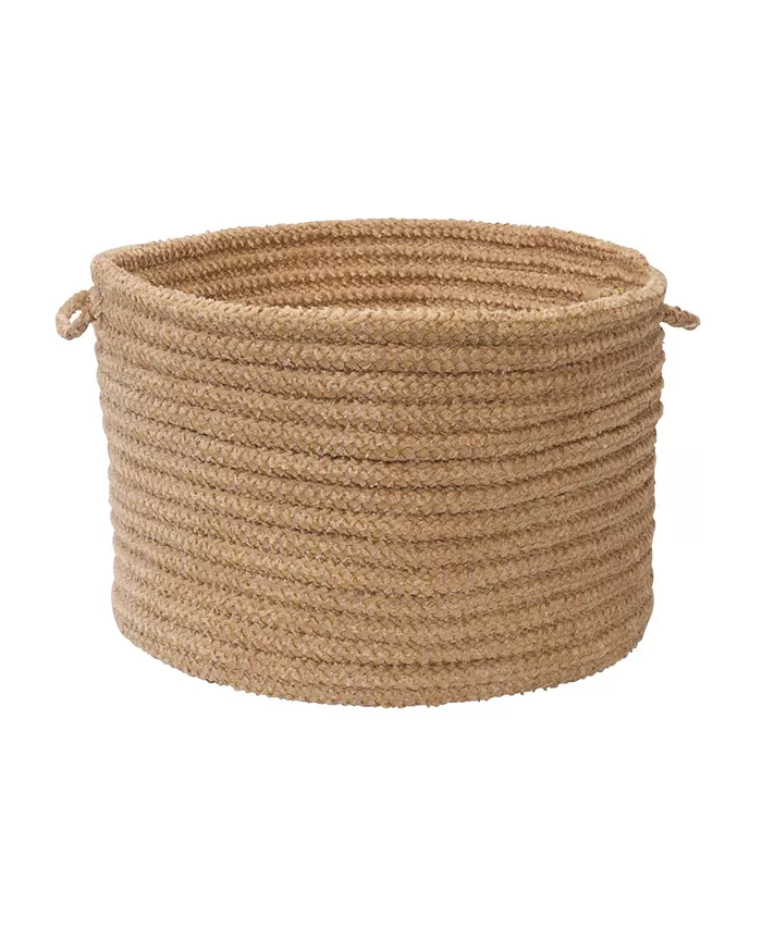 Colonial Mills Softex Check Braided Storage Basket