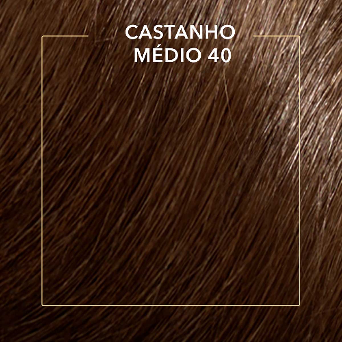 Kit tintura 40 castanho medio Wella Koleston