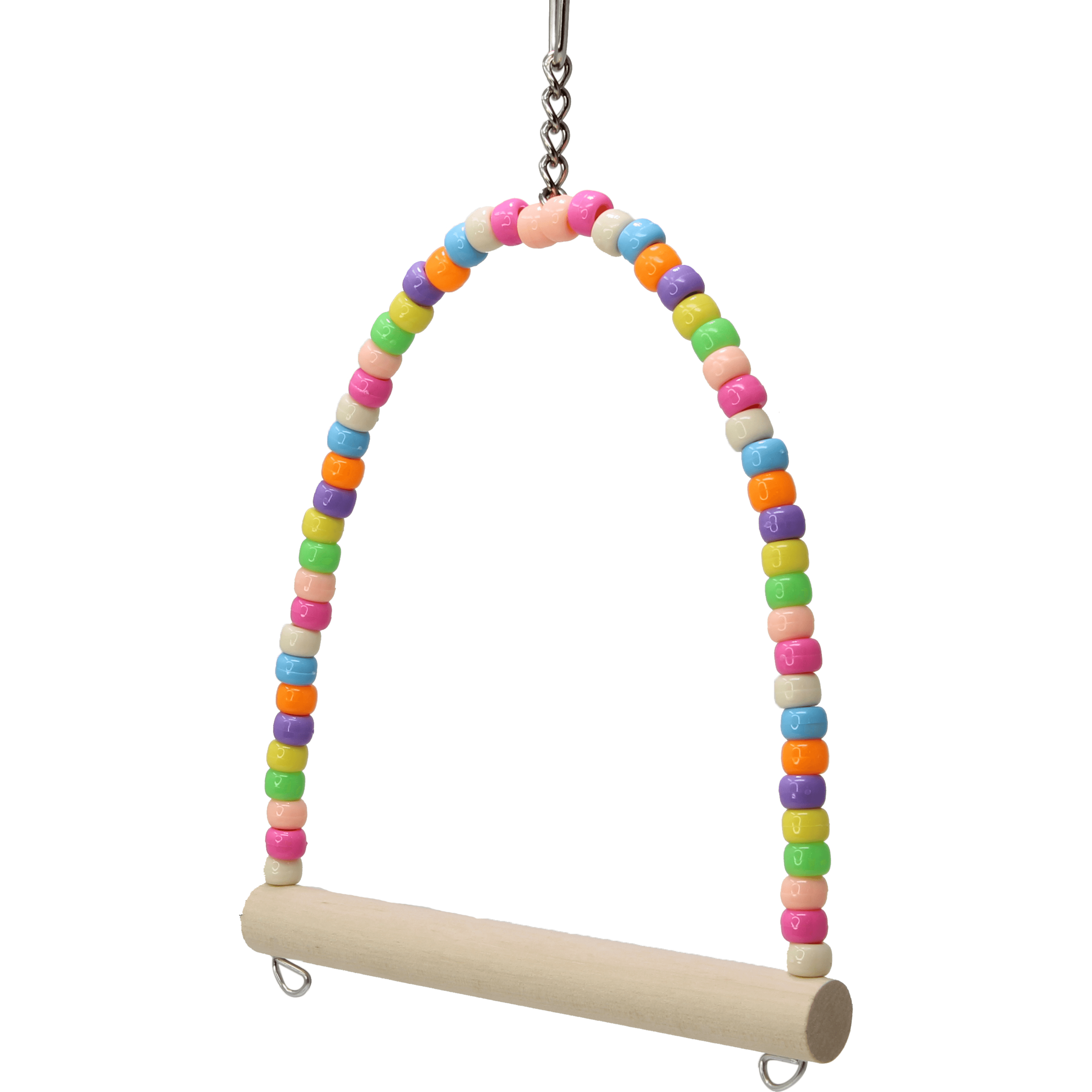 Bonka Bird Toys 1324  Plastic and Wood Swing Bird Toy.