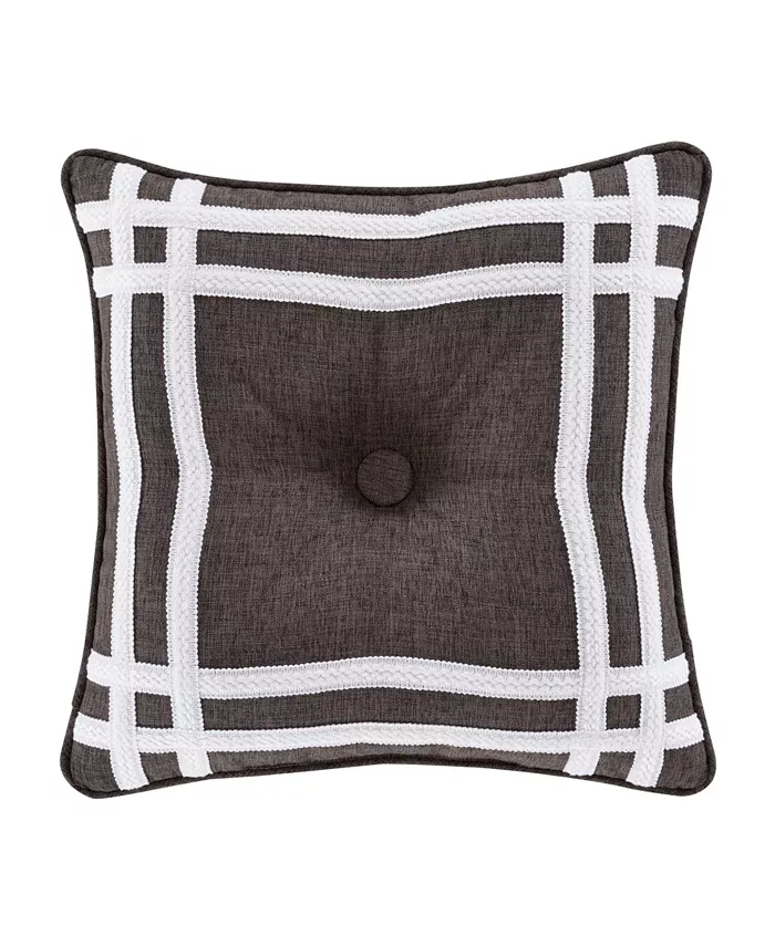 J Queen New York Flint Decorative Pillow， 18