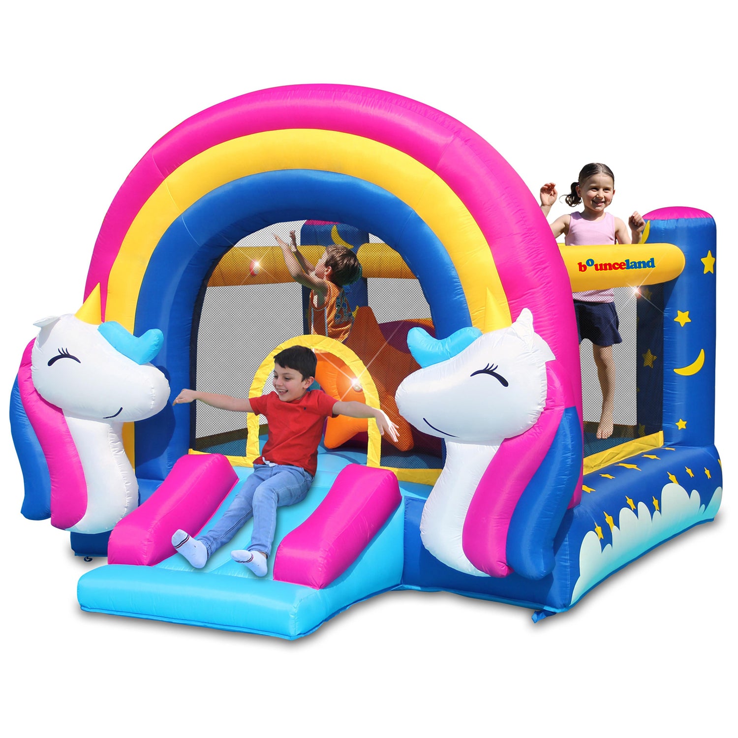 Fantasy Bounce House with Lights and Sound interaction inflatable bouncer