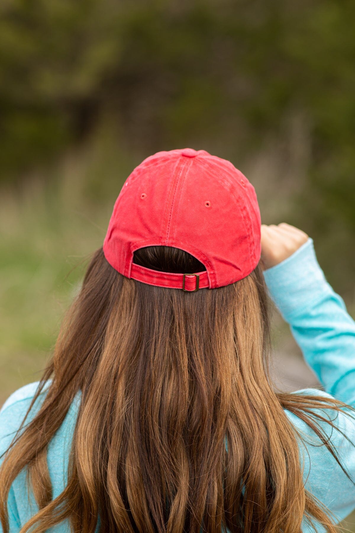 Crimson Vintage Washed Baseball Hat
