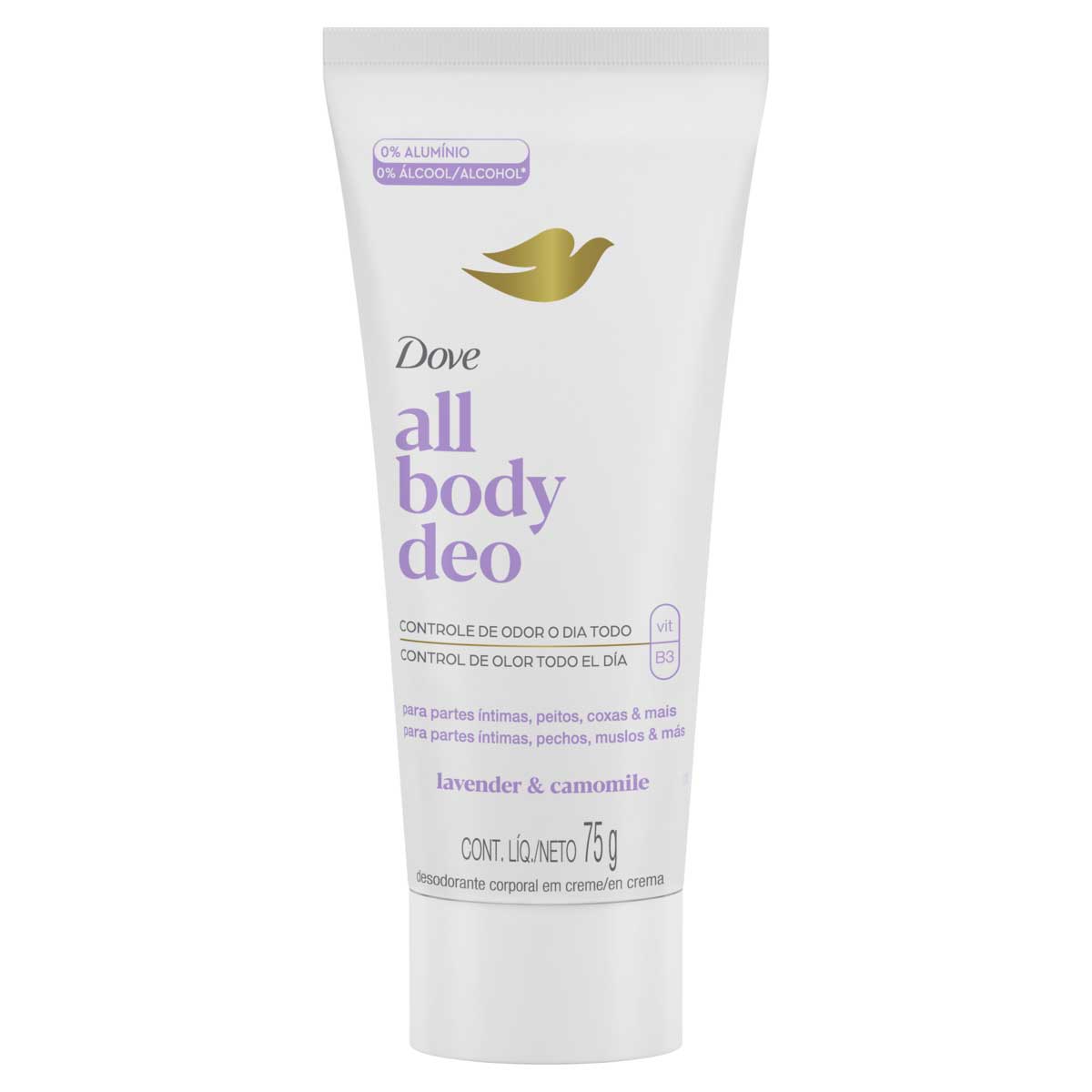 Desodorante Creme Lavender & Camomile Dove All Body Deo 75g