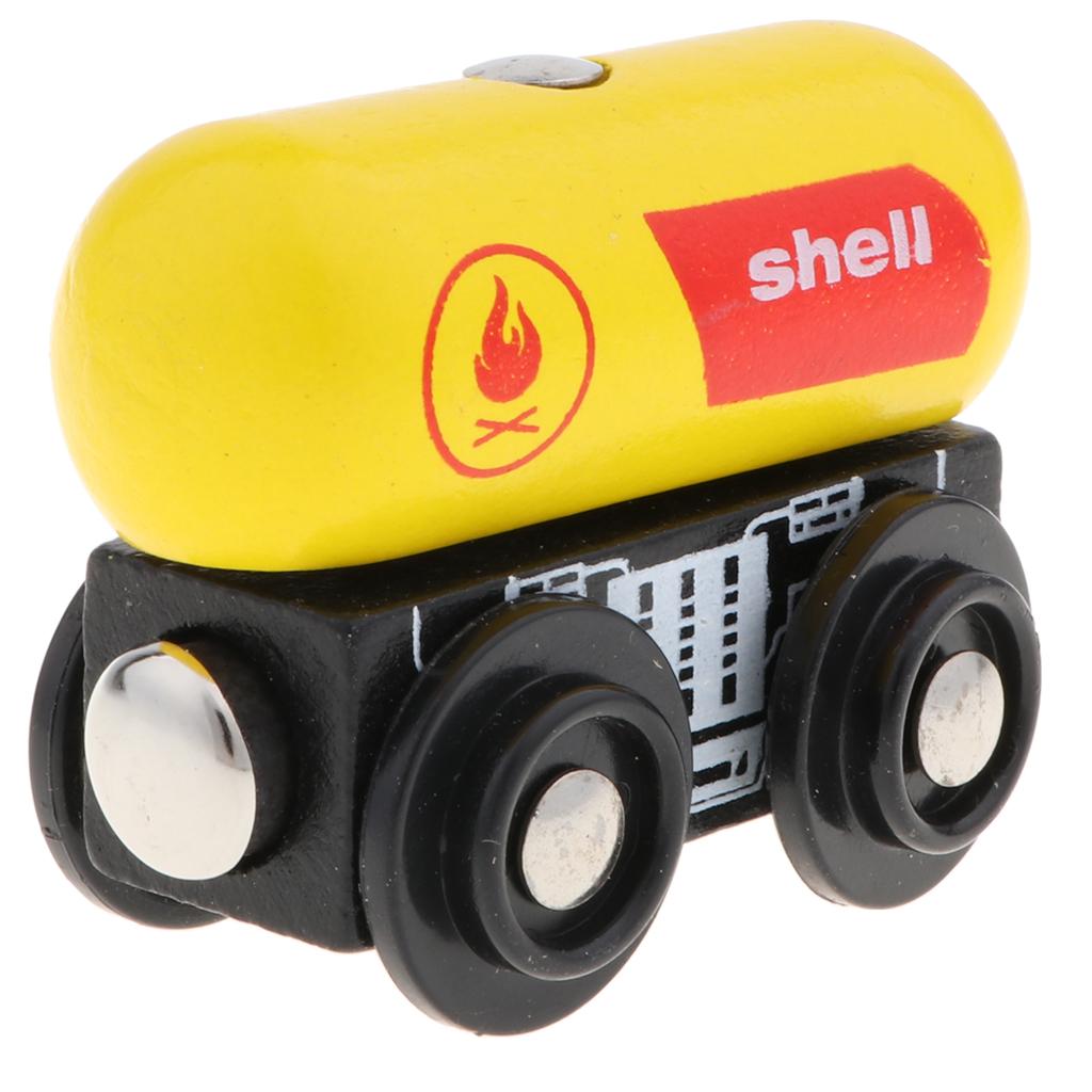 Children Wooden Train Set Track Toy Engines Carrages Accessories Railway