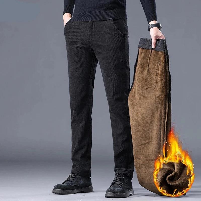 Calça Masculina Sanford™ com Interior em Veludo / A Escolha Perfeita para Manter-se Confortável e Aquecido!