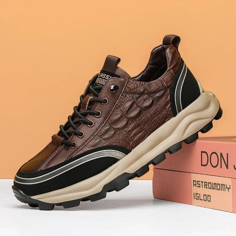 Tênis Sport Crocodille Explorer™: Design Imponente com Solado que Absorve Impacto!