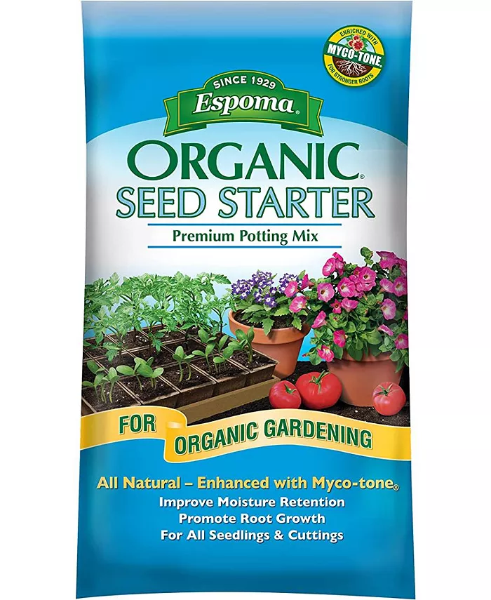 Espoma Organic Seed Starter Premium Potting Mix， 16-Quart