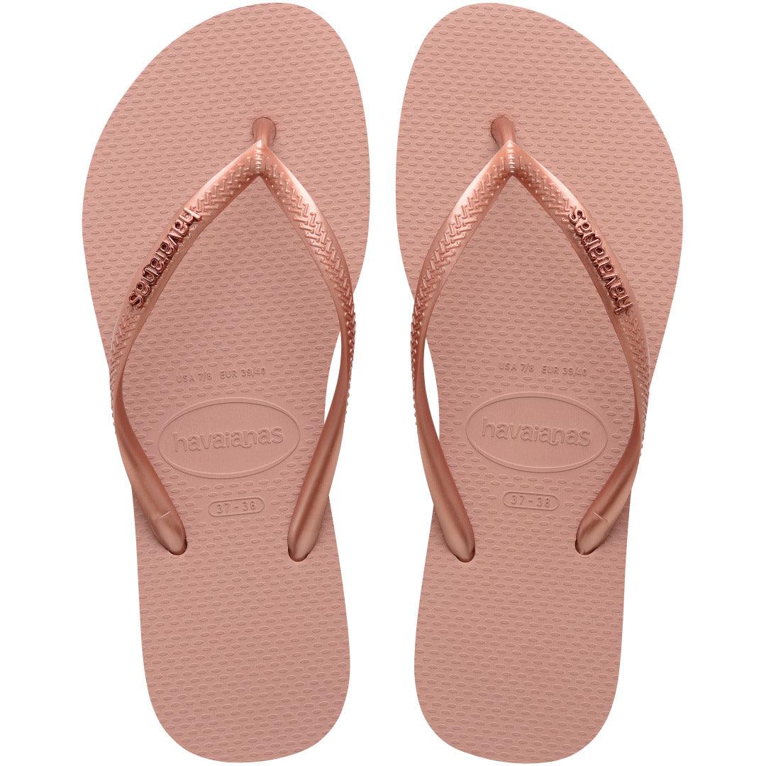 Chinelo Havaianas Slim Logo Metallic