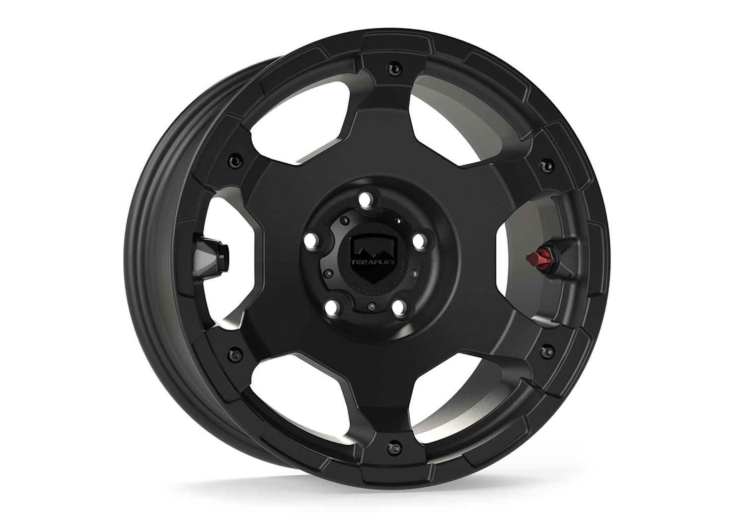 TeraFlex 1056050 TeraFlex Nomad Off-Road Base Metallic Satin Black Wheels