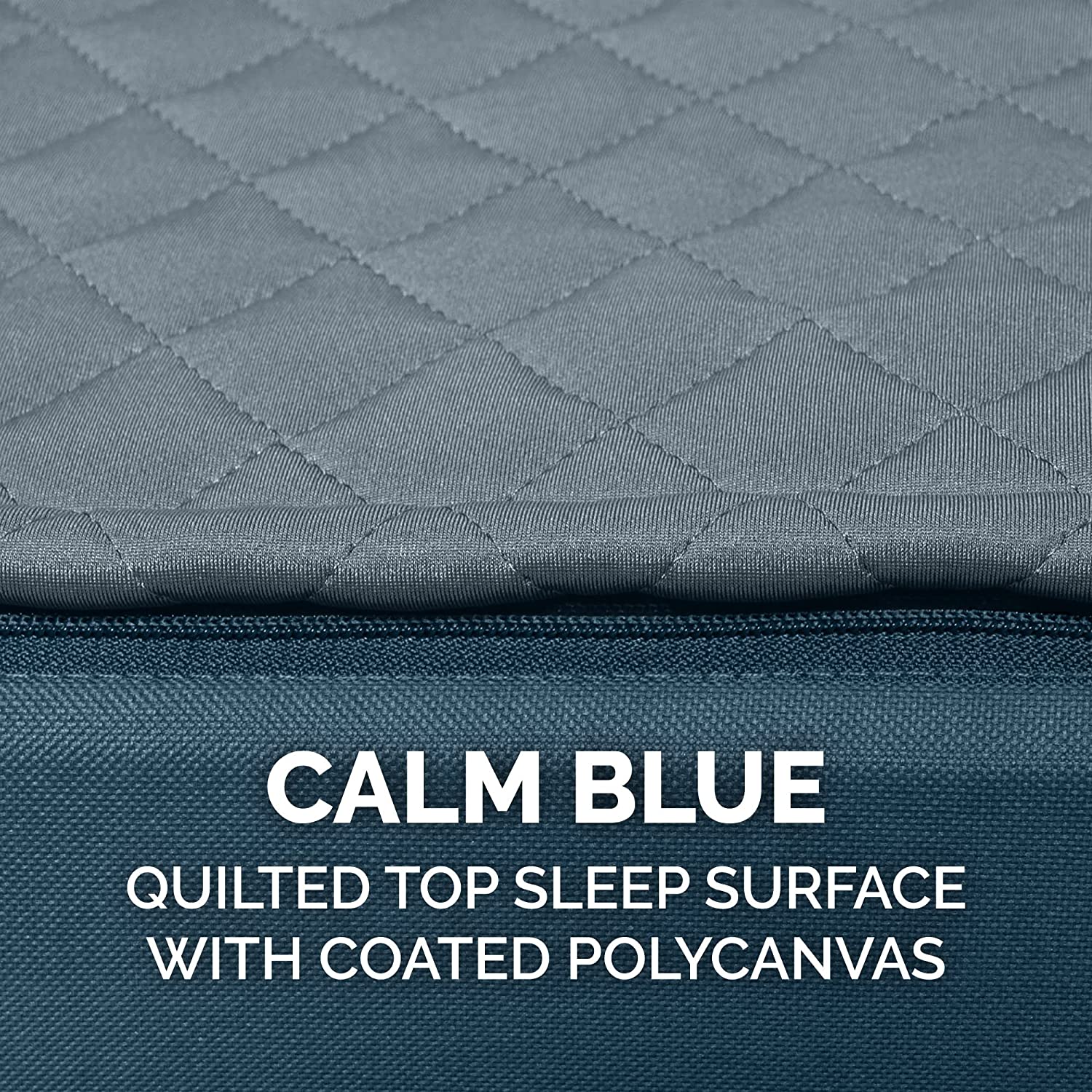 Furhaven XL Orthopedic Dog Bed Water-Resistant Indoor/Outdoor Quilt Top Convertible Mattress w/ Removable Washable Cover - Calm Blue， Jumbo (X-Large) Convertible Quilt Top (Calm Blue) Jumbo Orthopedic Foam