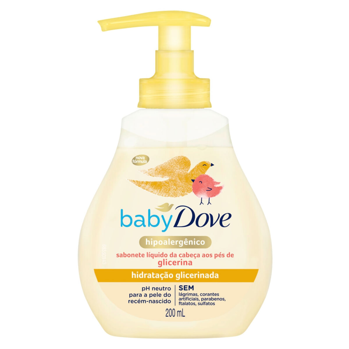 Sabonete Liquido Baby Dove Hidratacao Glicerinada 200ml