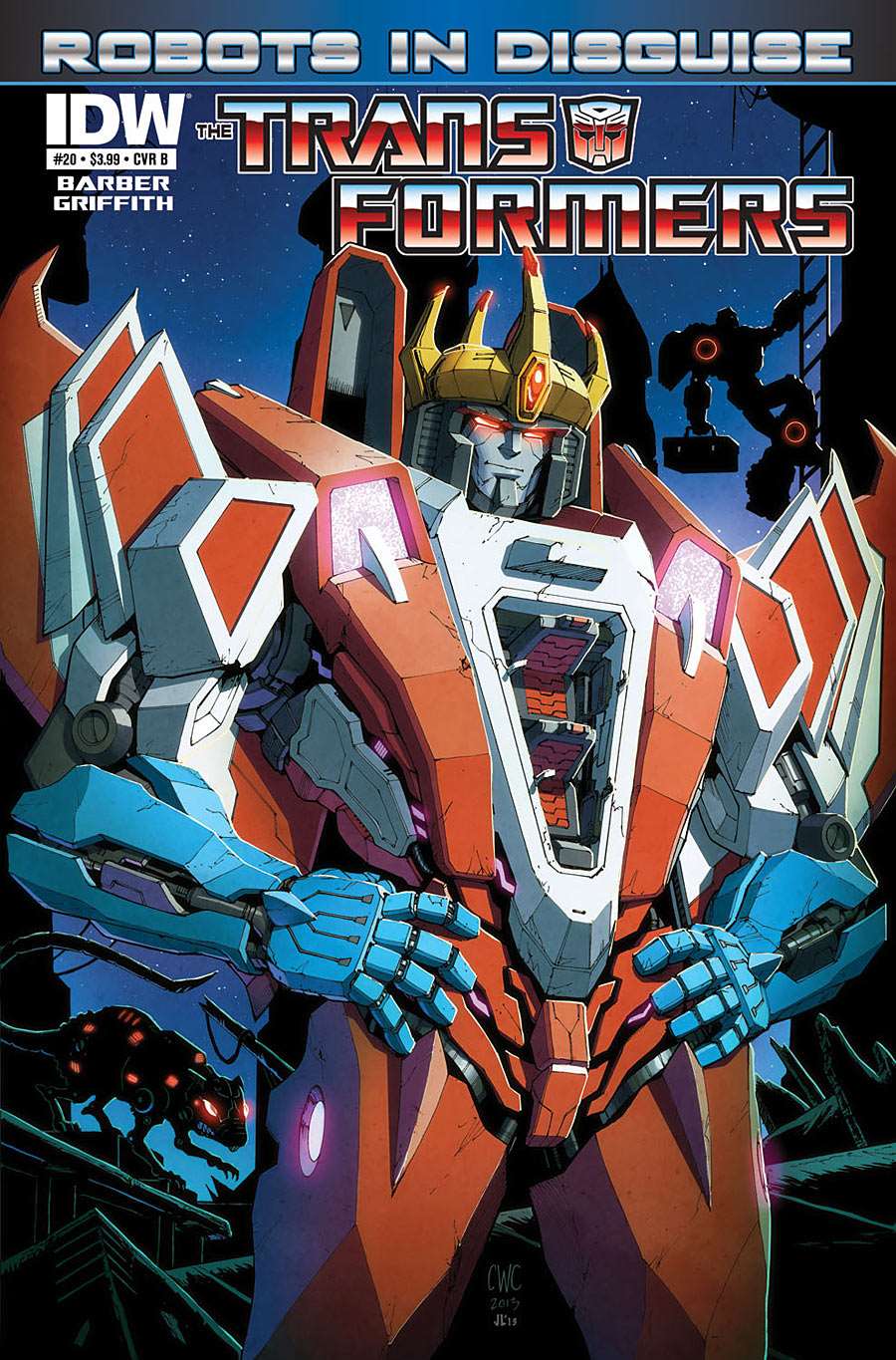 Transformers， The: Robots in Disguise #20B VF ; IDW Comic Book