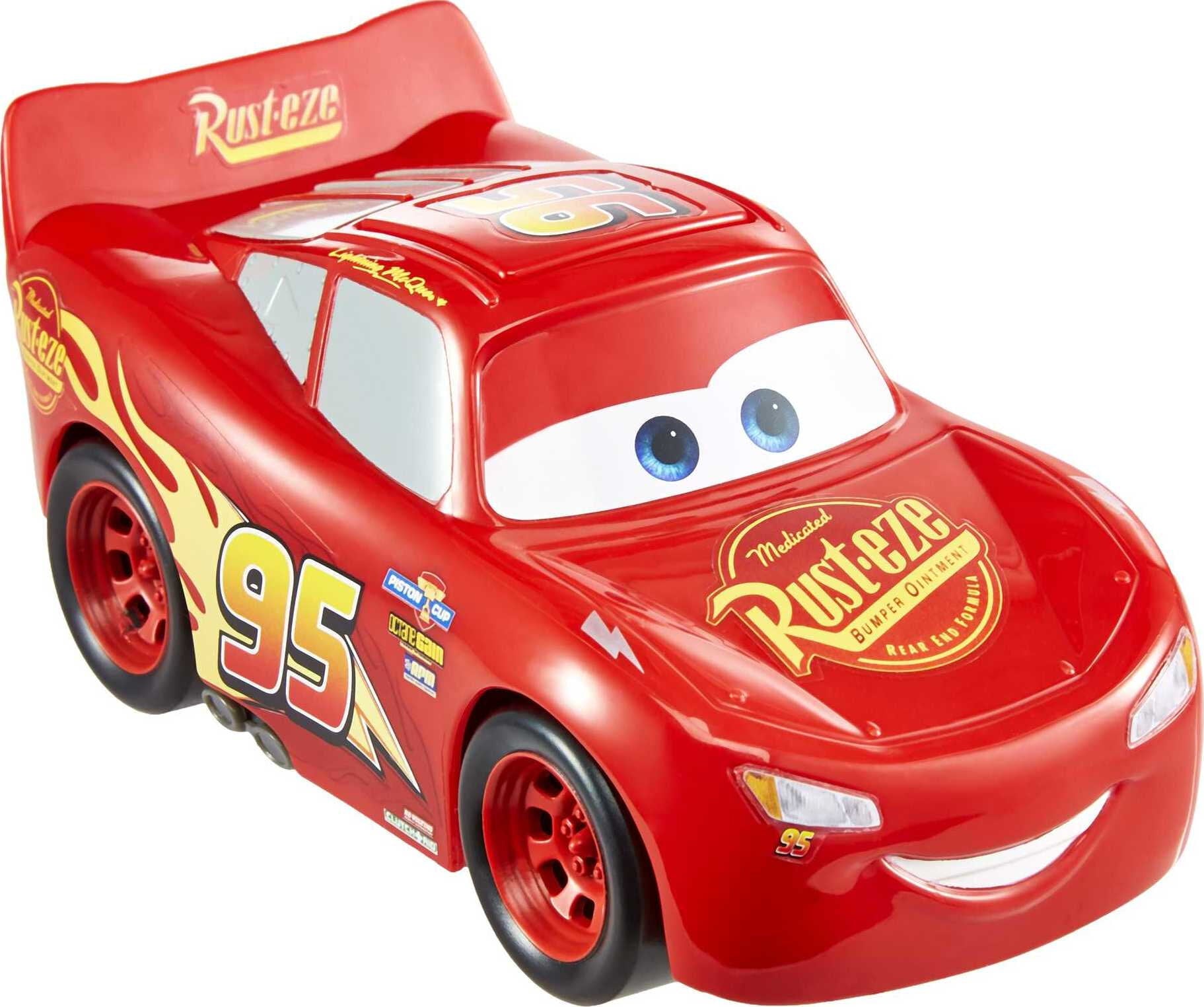 Disney and Pixar Cars Track Talkers Lightning McQueen Talking Toy Car， 5.5 inch Collectible