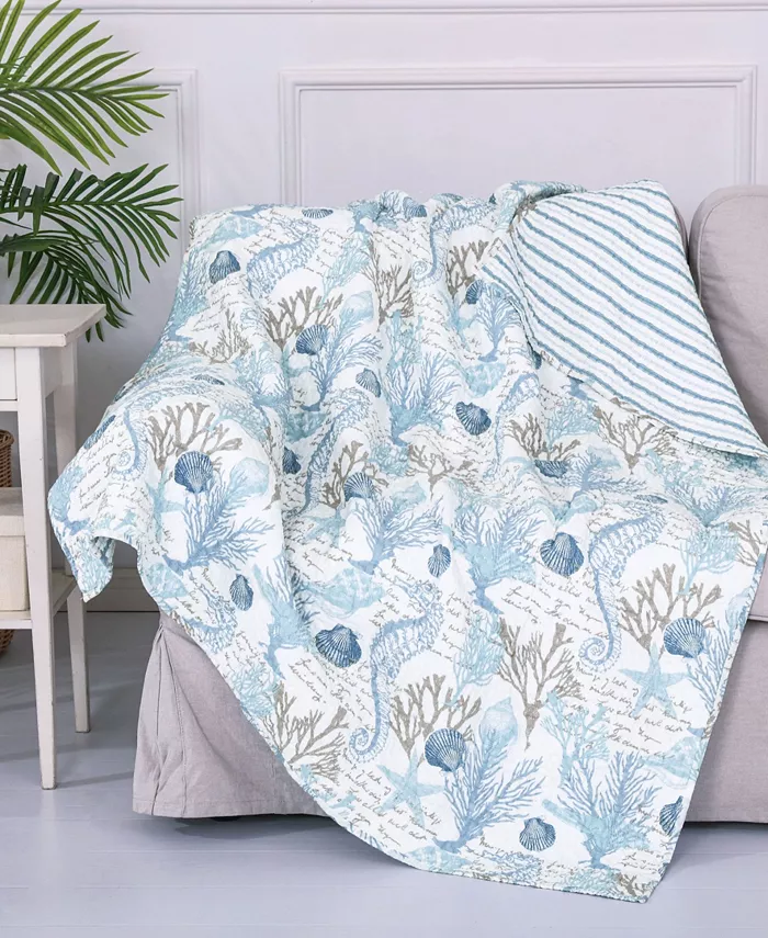 Levtex Galapagos Quilted Throw， 50