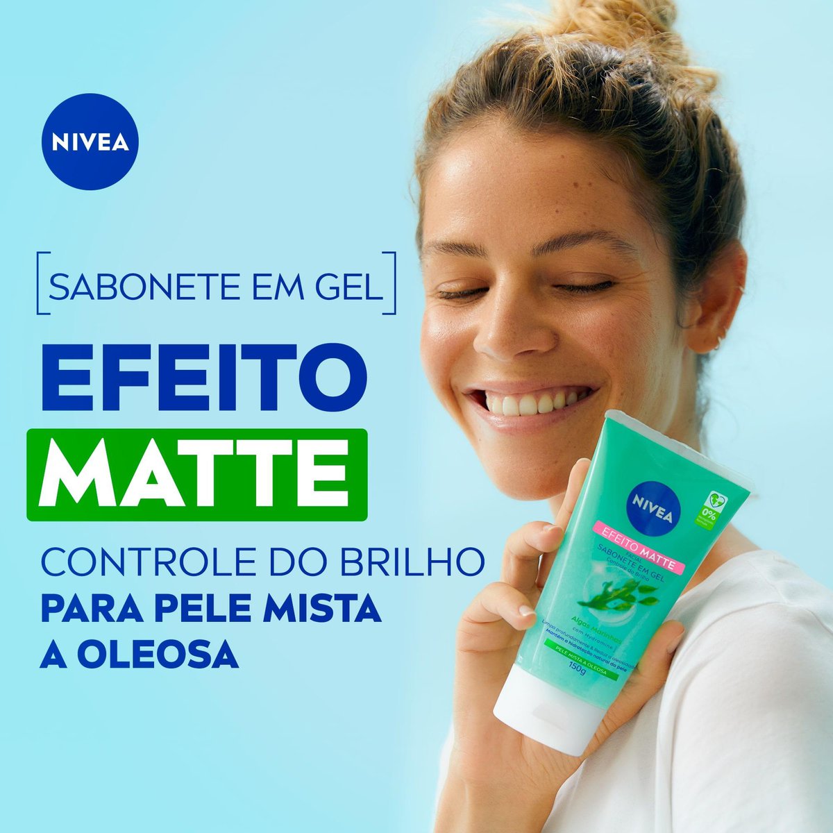 Sabonete Facial em Gel Purificante Efeito Matte NIVEA 150g