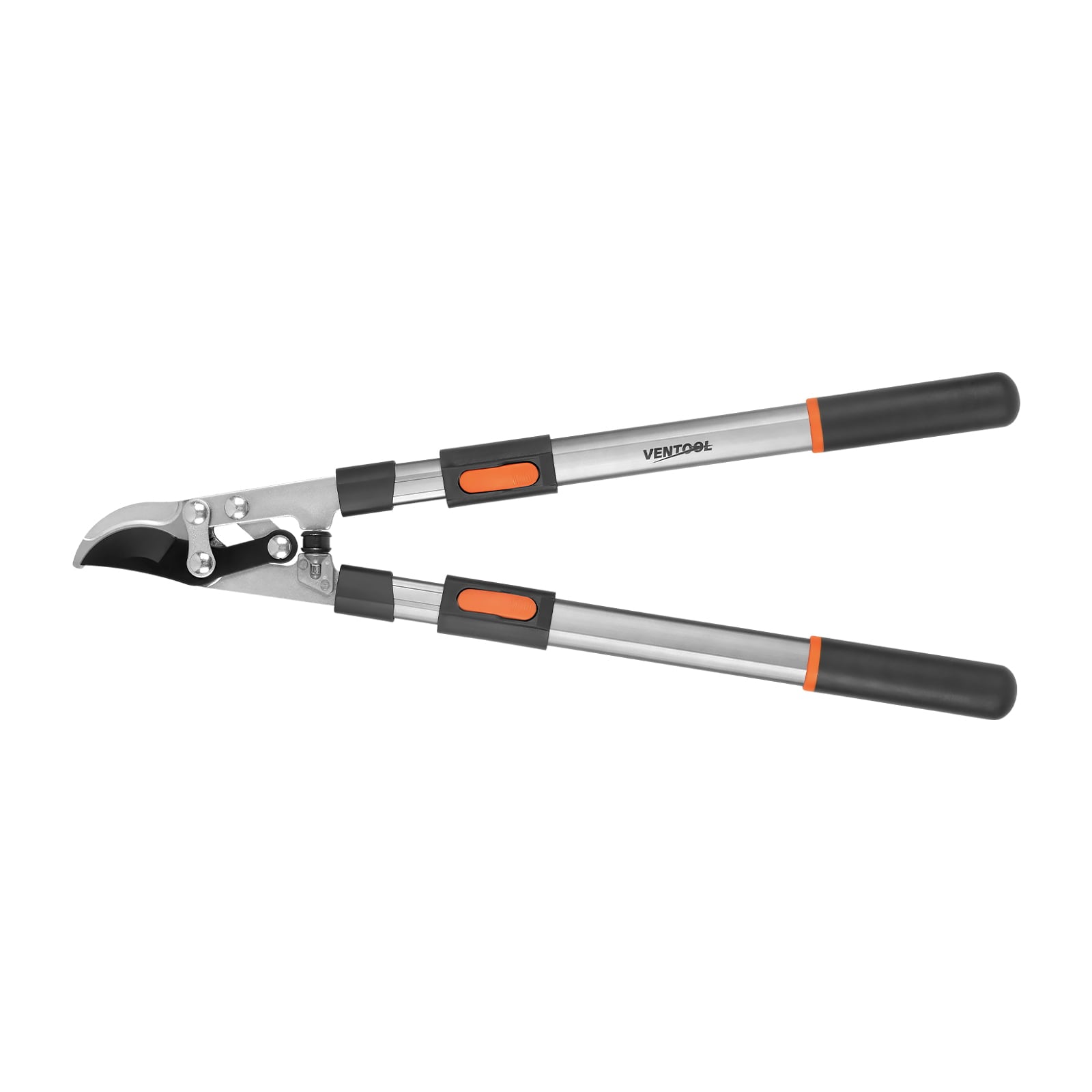 Ventool 27" - 37" Bypass Telescopic Lopping Shear, Extendable Pruning Shear, HRC56 Adjustable Mn-steel Branch Cutter with 1.77 Inch Cutting Capacity, Garden Pruning Tree Trimmer Scissor