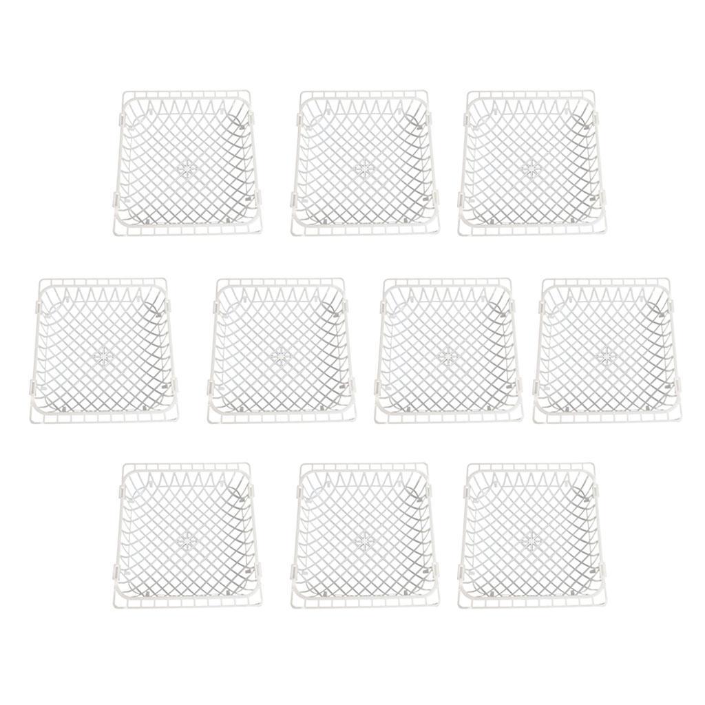 Set of 10 Poultry Breeding Nest Box Chicken Coop House Hatching Eggs