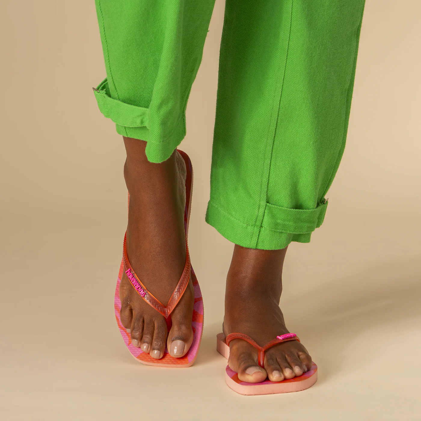 Chinelo Havaianas Slim Square Jelly