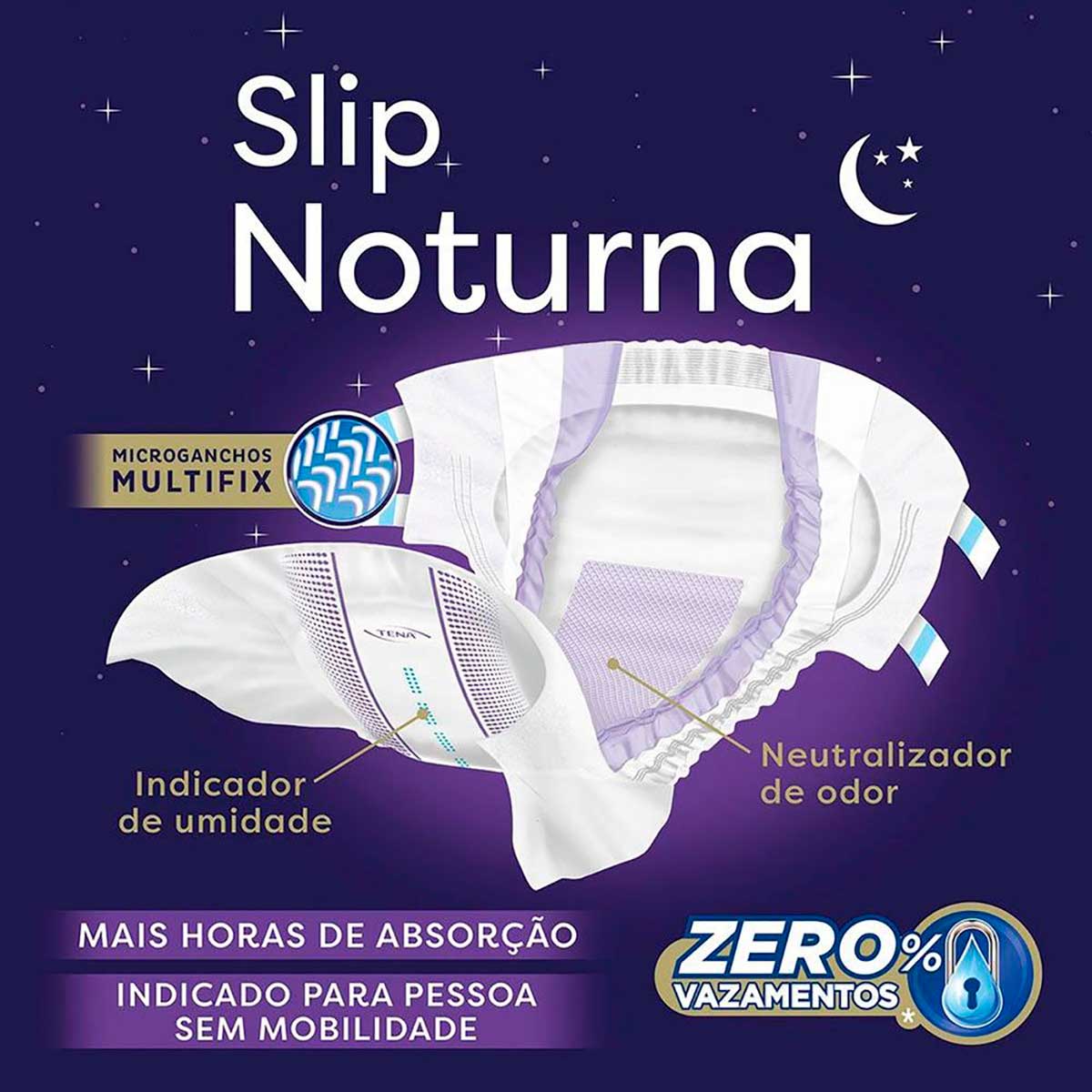 Fralda Geriatrica Noturna M Tena Slip 7 Unidades