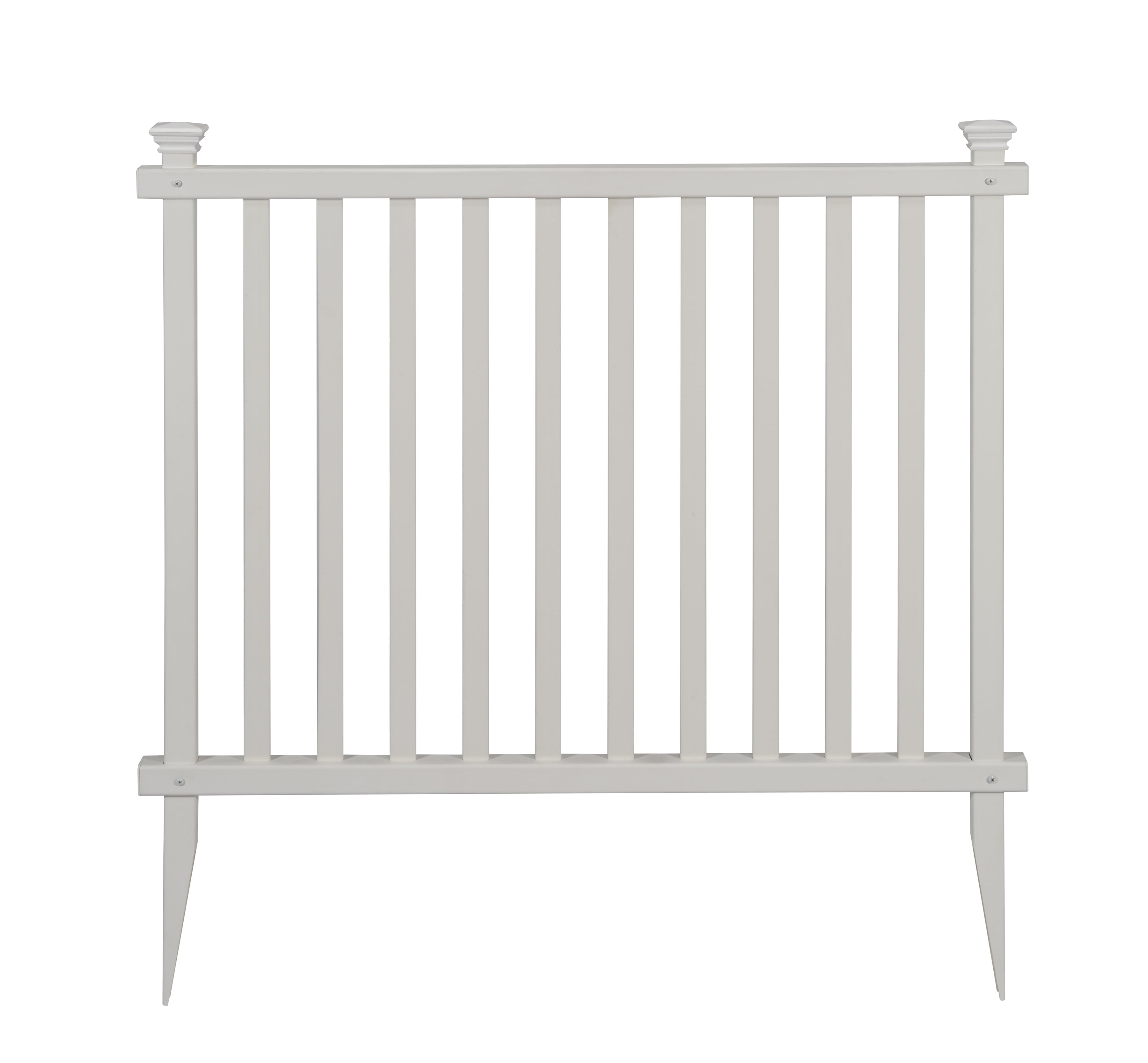 Baskenridge No-Dig Vinyl Fence Kit (36in x 42in) (2 Pack)