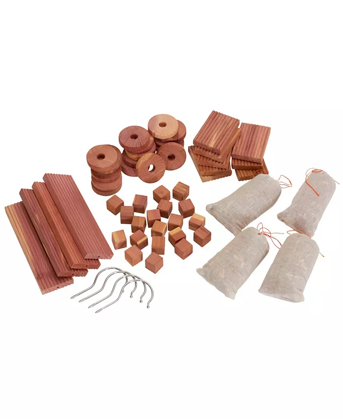 Household Essentials 56 Piece Set， Cedar