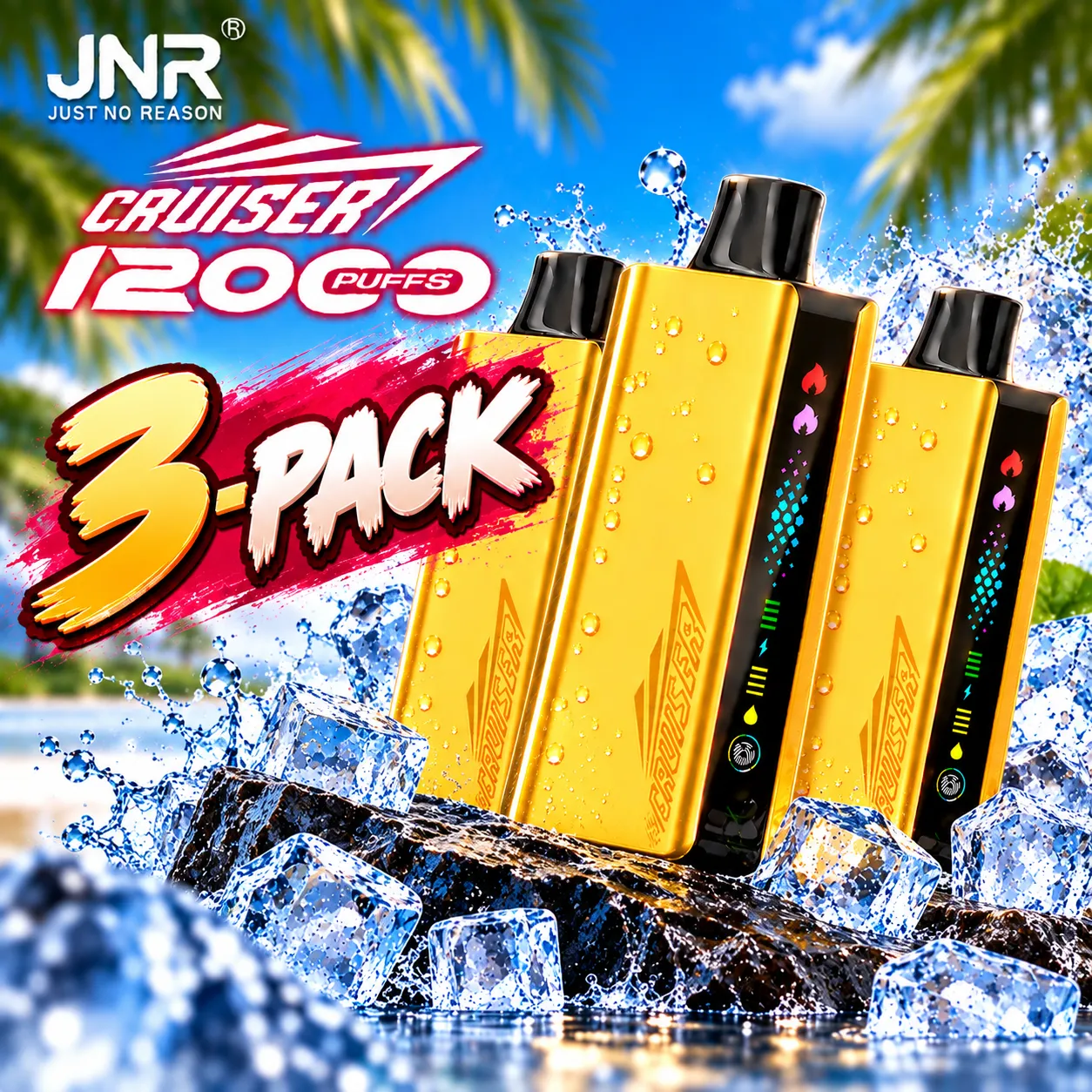 ✨ JNR Cruiser 12000 Puffs – 💛 | 📦 Australian Local Stock · 🚚 Fast Dispatch