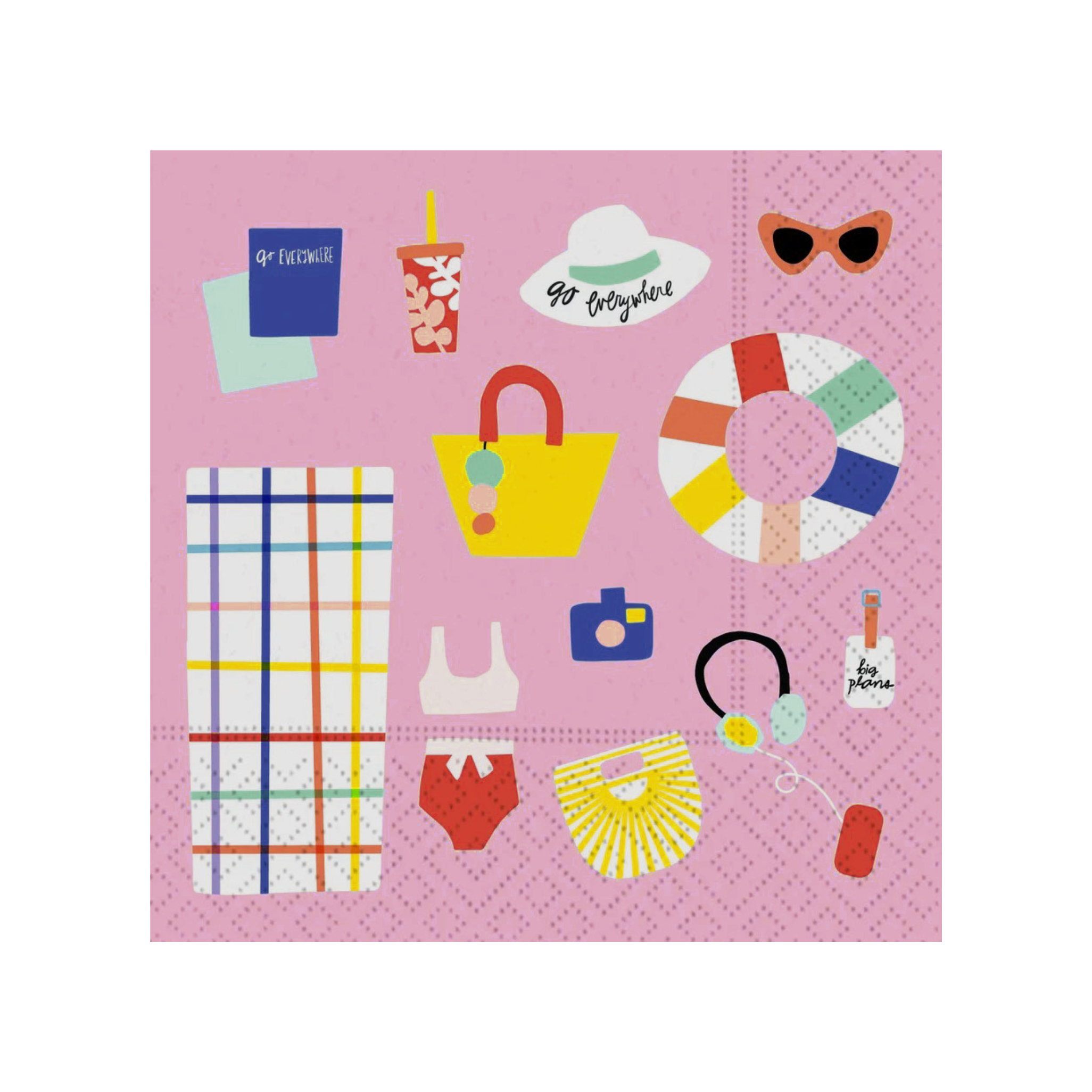 Sun & Fun Beverage Napkins