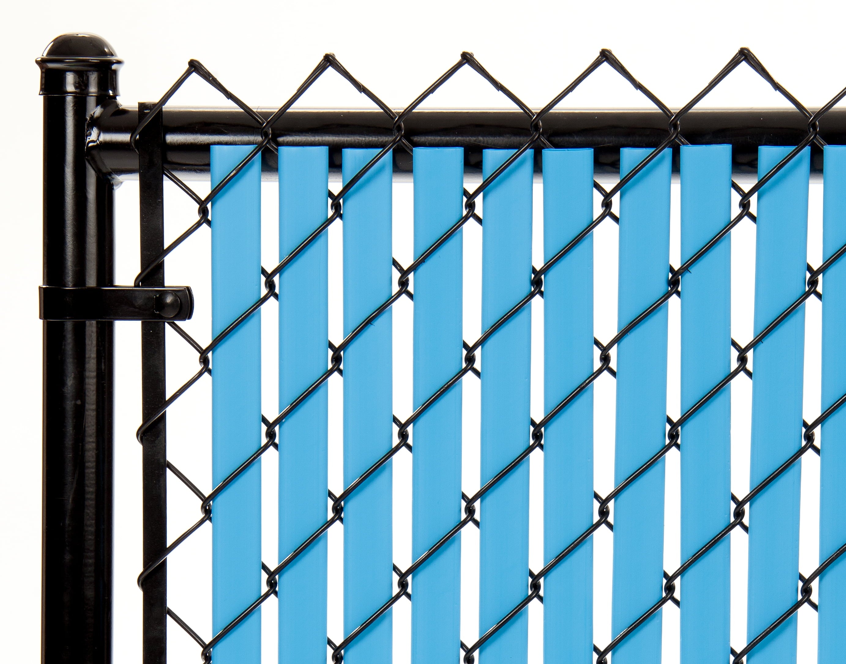 Sky Blue 4ft Tube Slat for Chain Link Fence