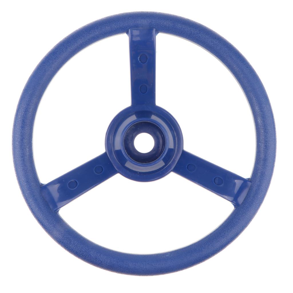 Swingset Steering Wheel Accessories for Kids Playhouse, Jungle Gym, Blue