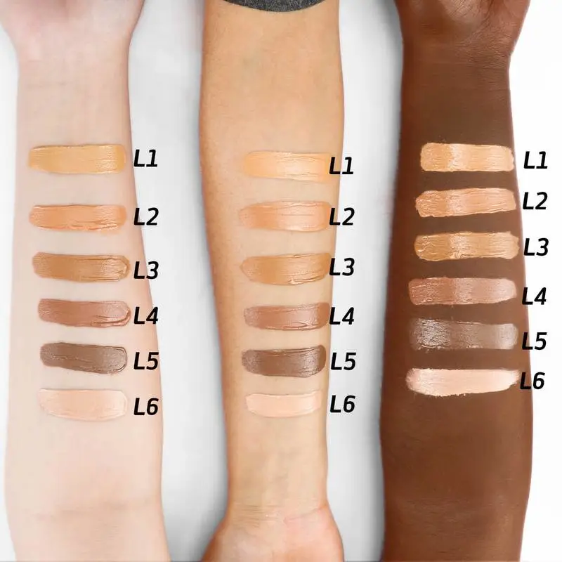 Custom Vegan Makeup 6 Color Liquid Concealer