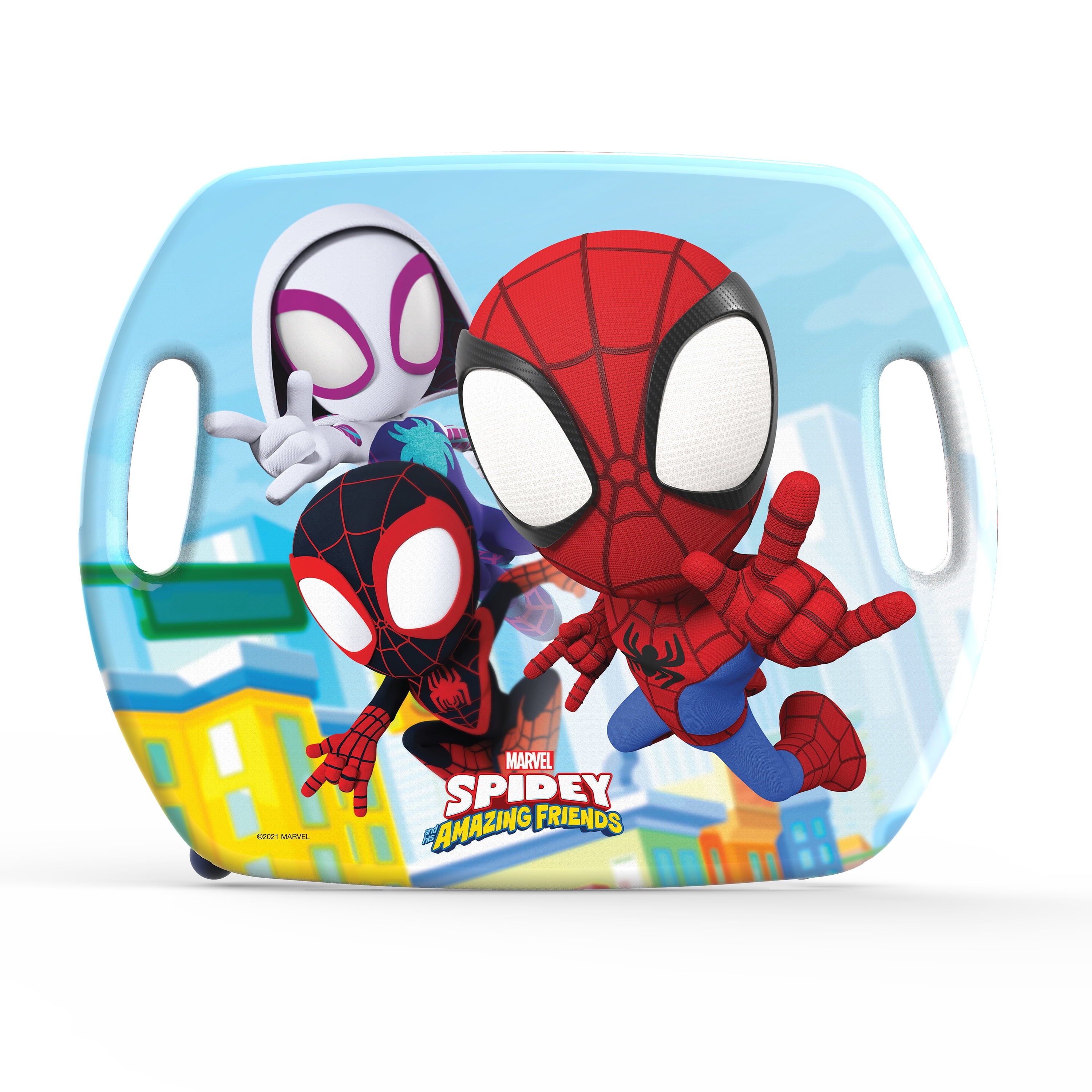 GOMO Spiderman Scoot Racer Unisex Ride-on Scoot Board for Kids 18 Months and up