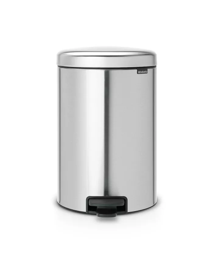 Brabantia New Icon Step on Trash Can， 5.3 Gallon， 20 Liter