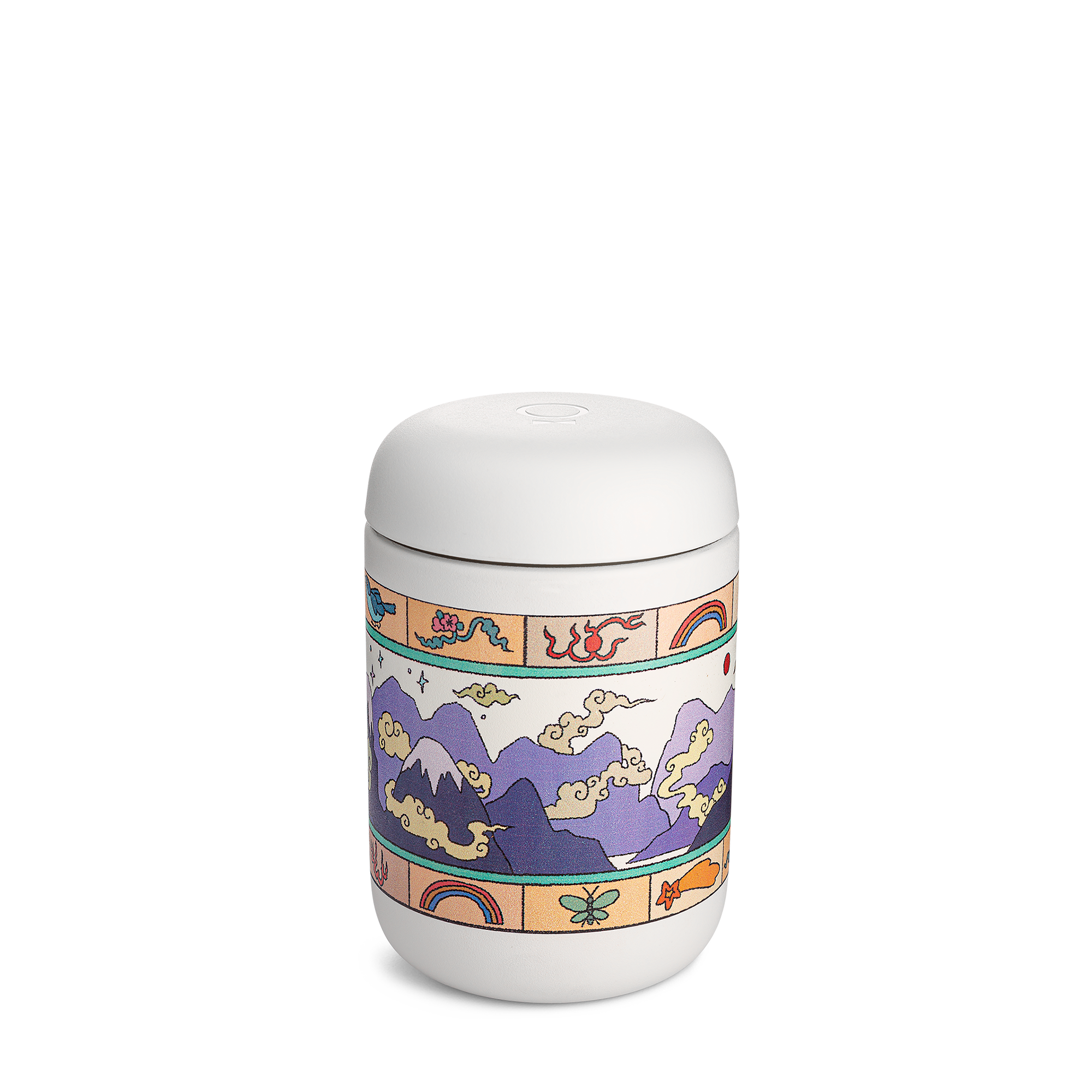 Ceramic Wide Rim Mug 12 Ounce Ergonomic Handle