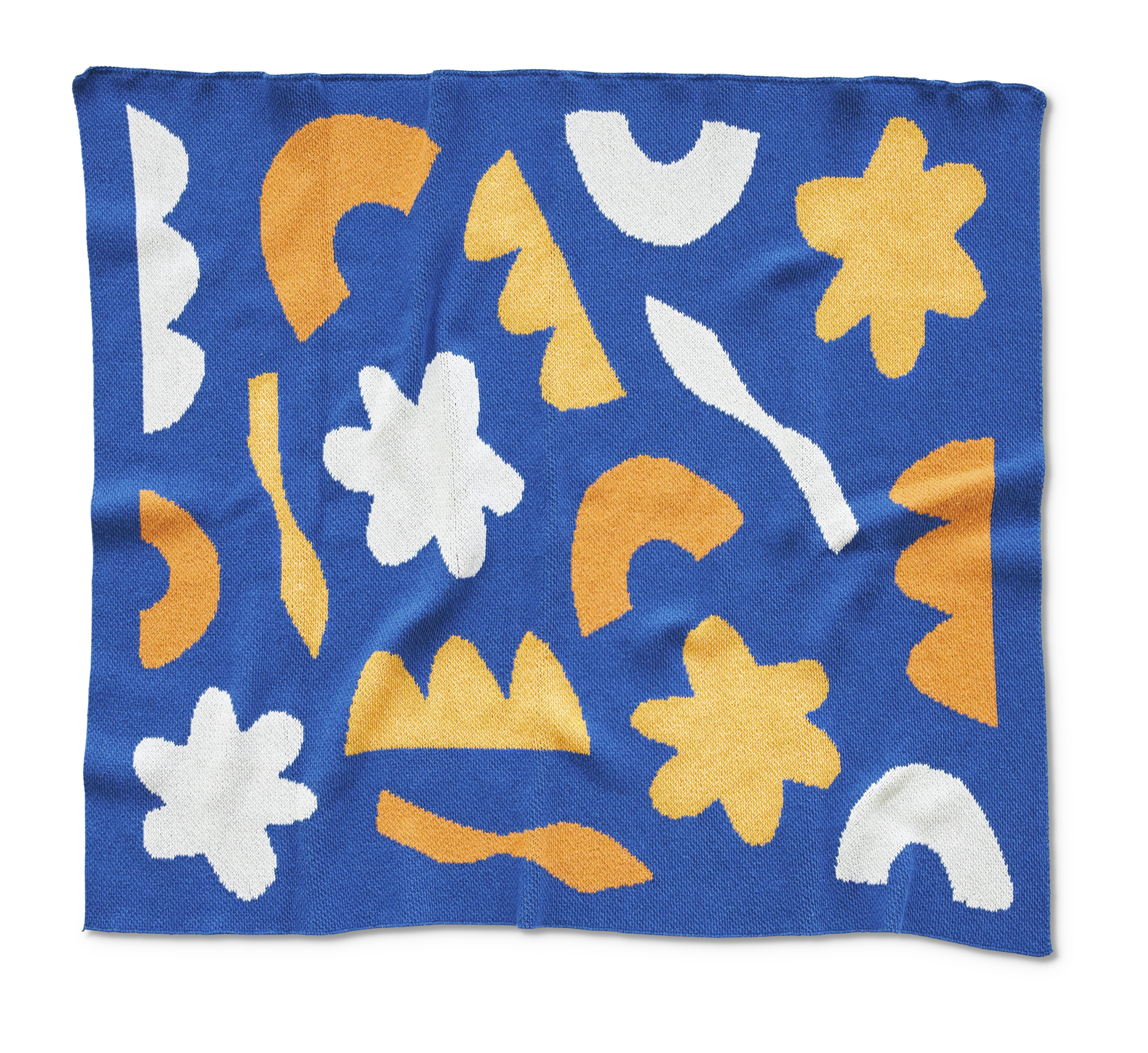 Shapes at Play Royal Mini Throw Blanket